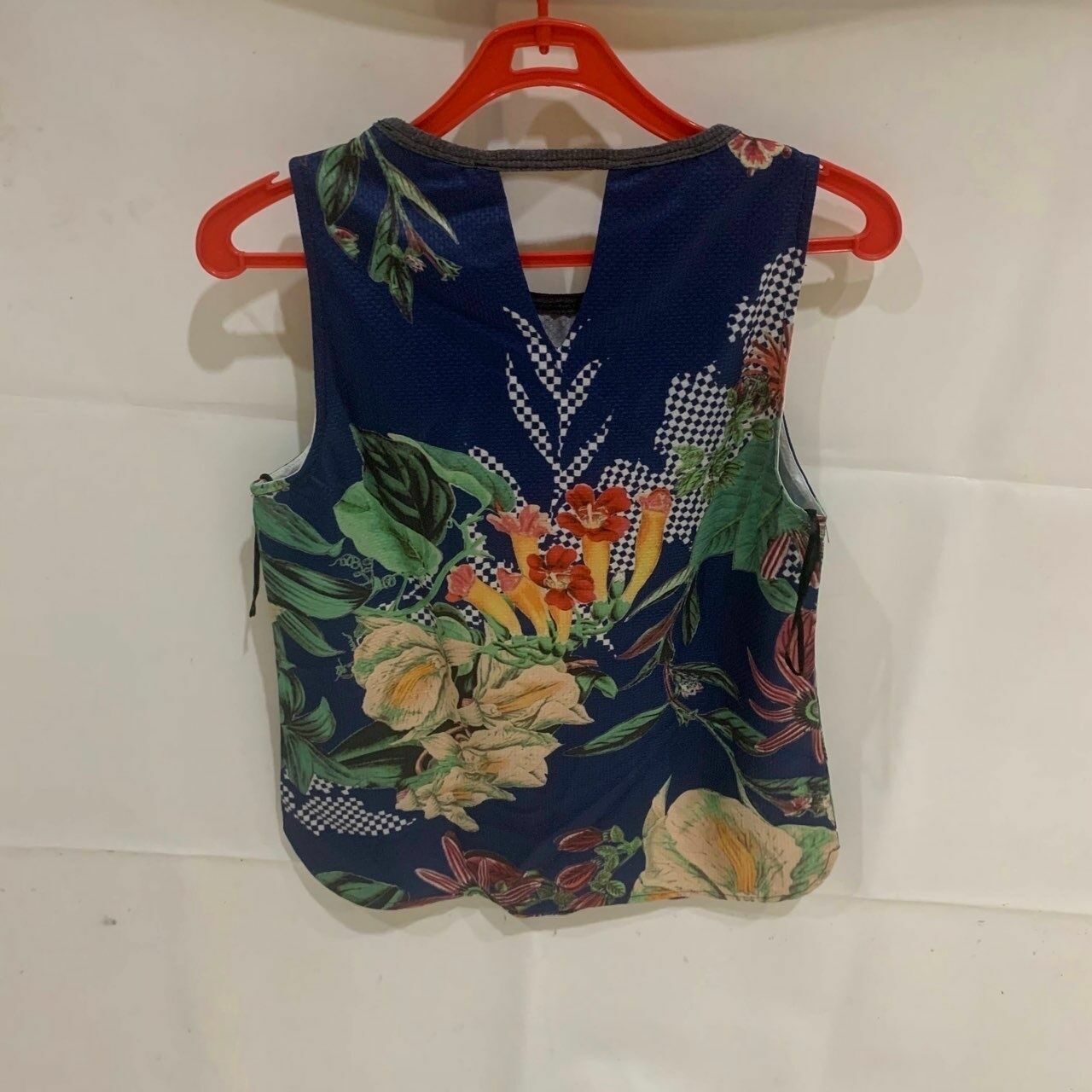 MDS Blue Floral Sleeveless