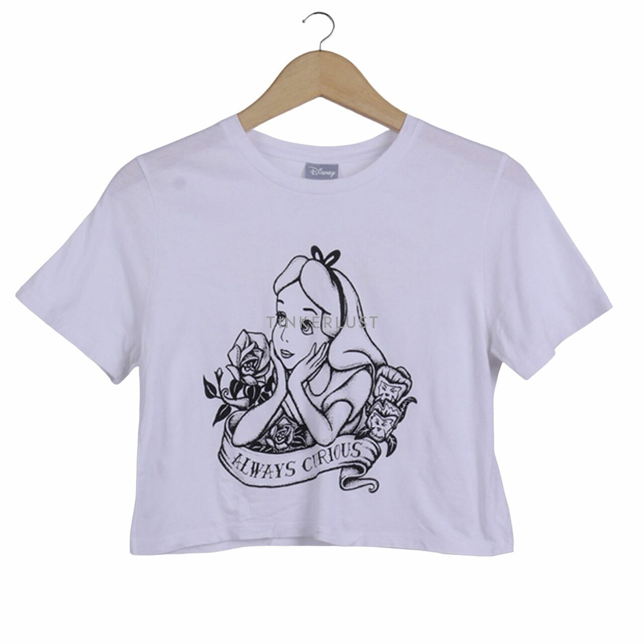 Disney Alice in Wonderland Cropped T-Shirt