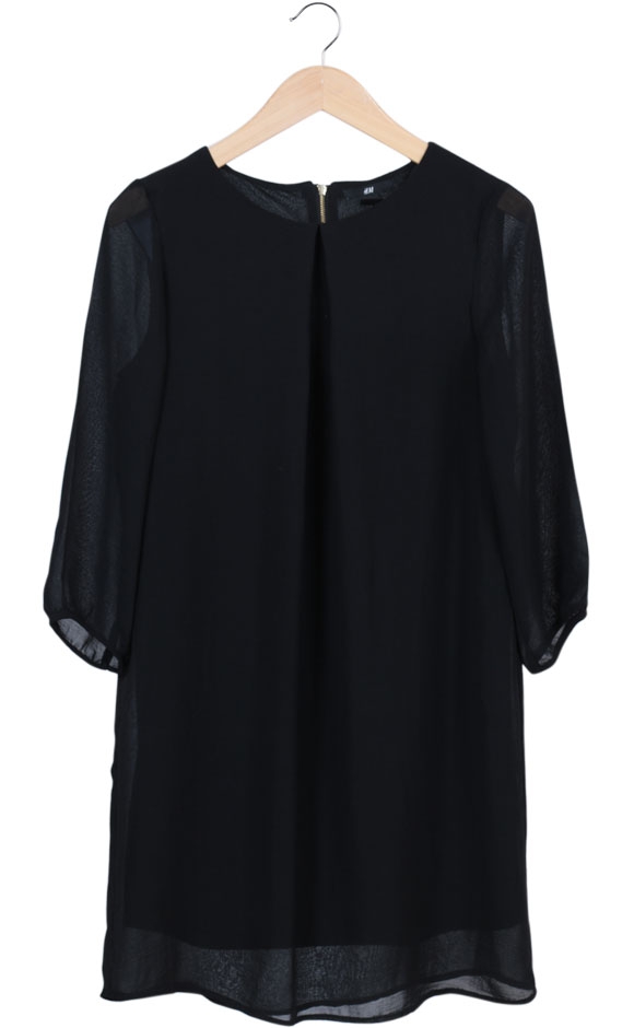 Black Longsleeve Mini Dress
