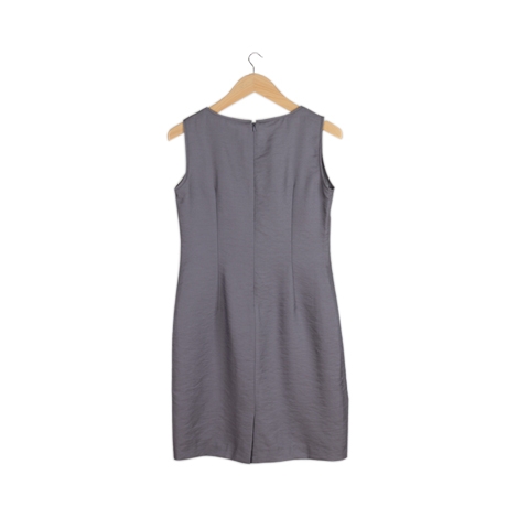 Grey Sleeveless Mini Dress
