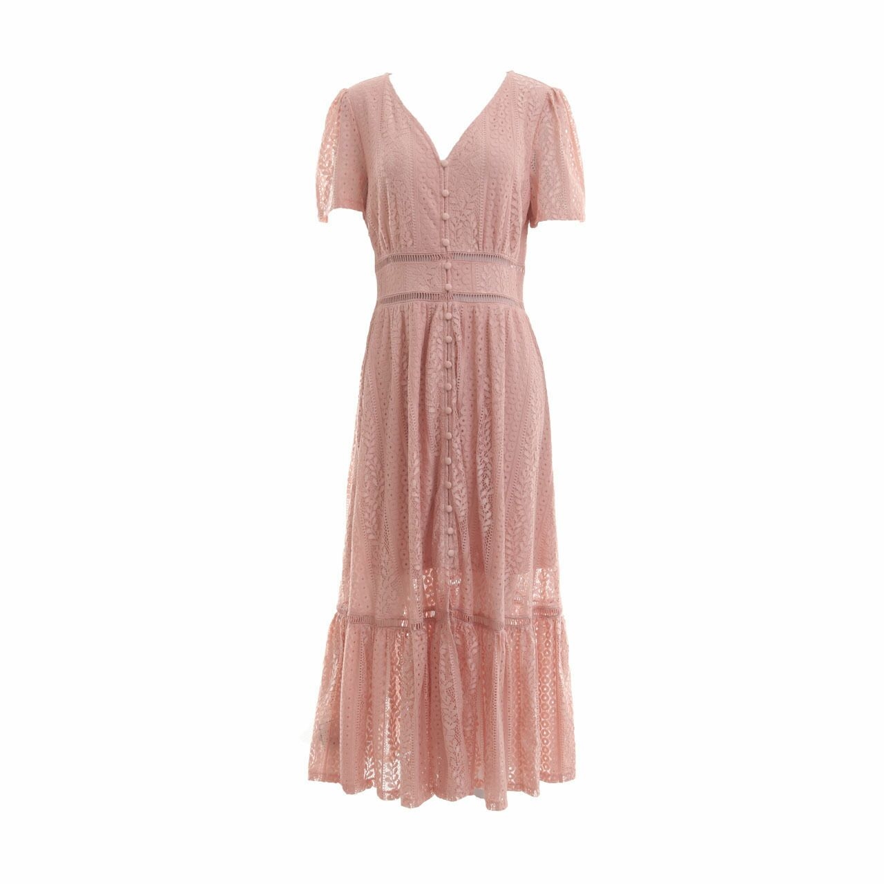 Doublewoot Dusty Pink Long Dress