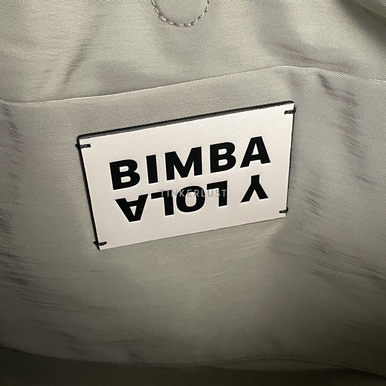 Bimba Y Lola Shopper Grey Nylon Satchel