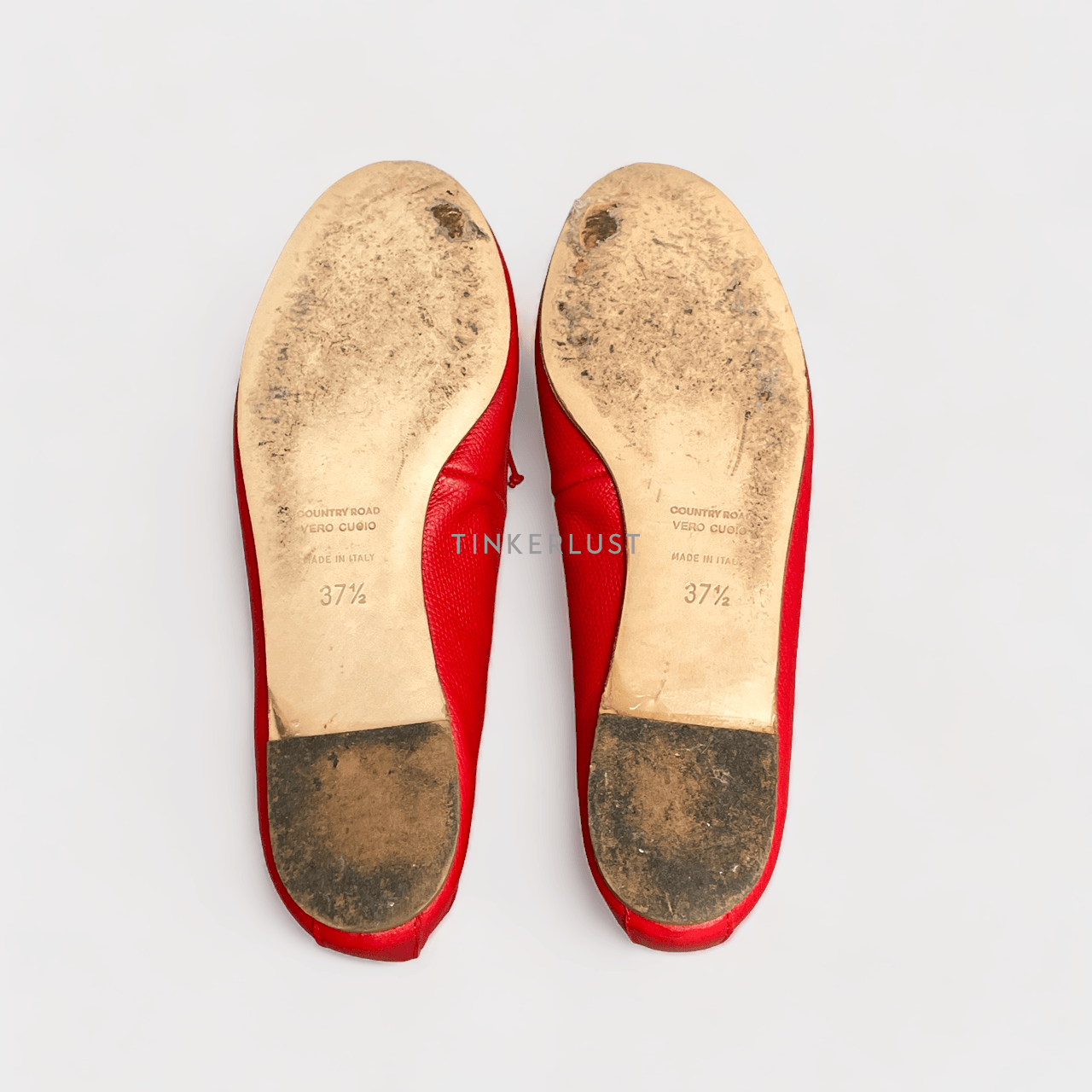 Country Road Red Flats Shoes