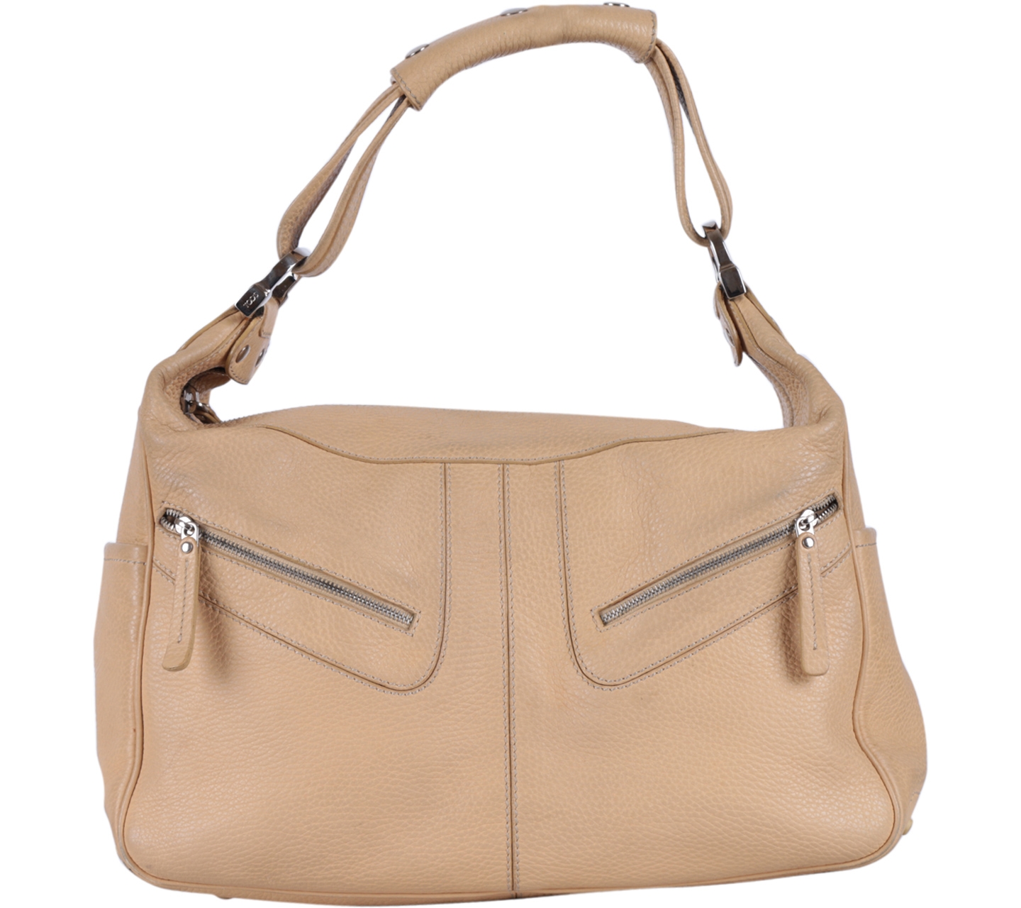 Tod's Cream Leather Handbag
