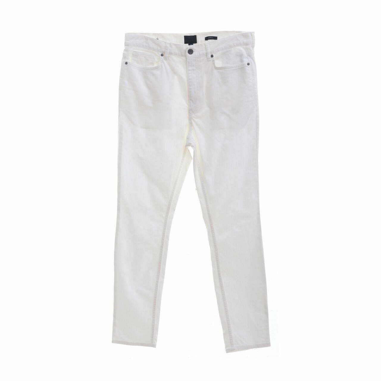 H&M Off White Skinny Fit Long Pants