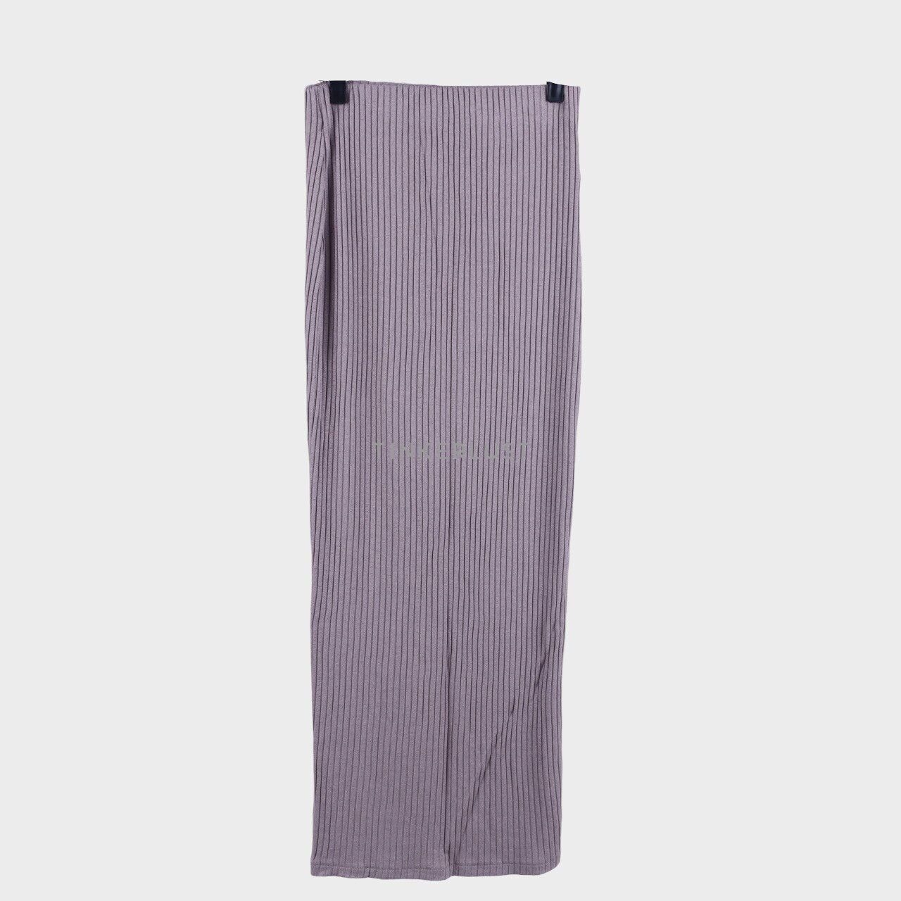 Private Collection Grey Slit Maxi Skirt