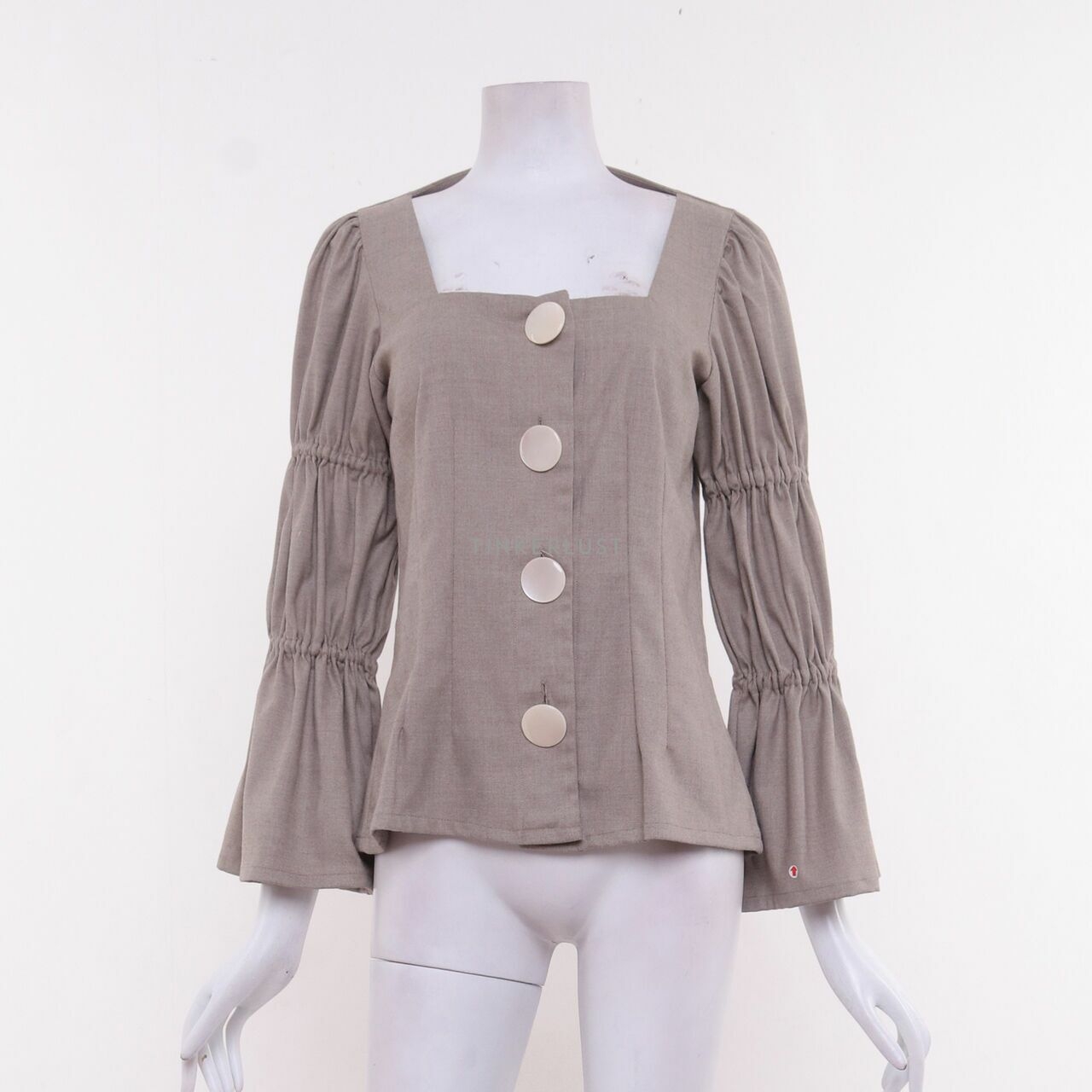 Front Row Taupe Blouse