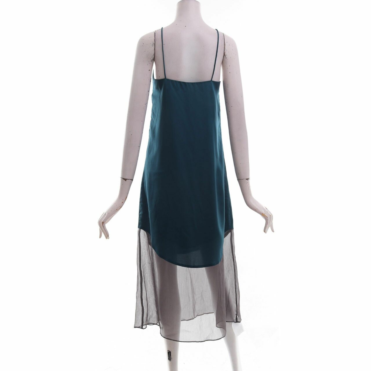 Collate The Label Blue Green & Grey Midi Dress