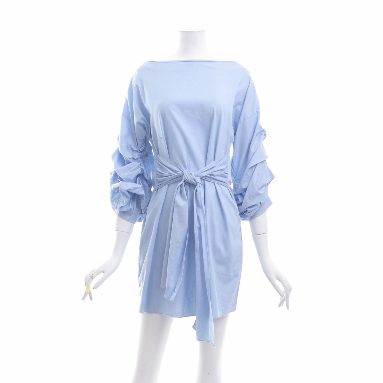 Prettylittlething Blue Mini Dress
