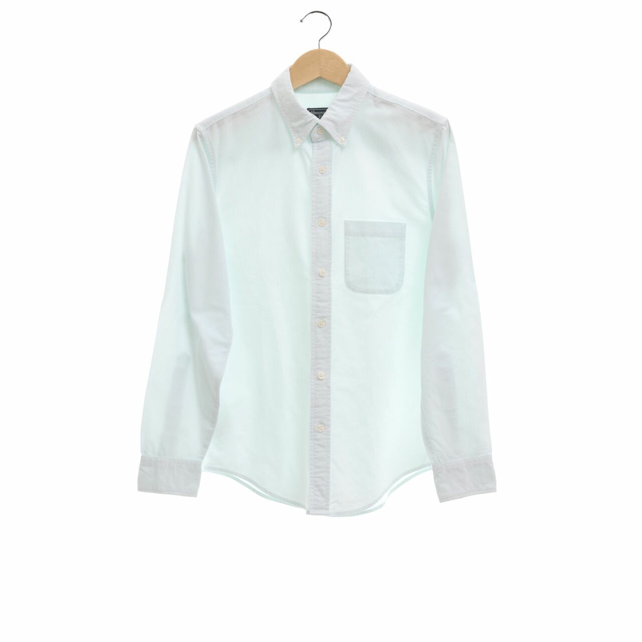 Abercrombie & Fitch Mint Long Sleeve Shirt