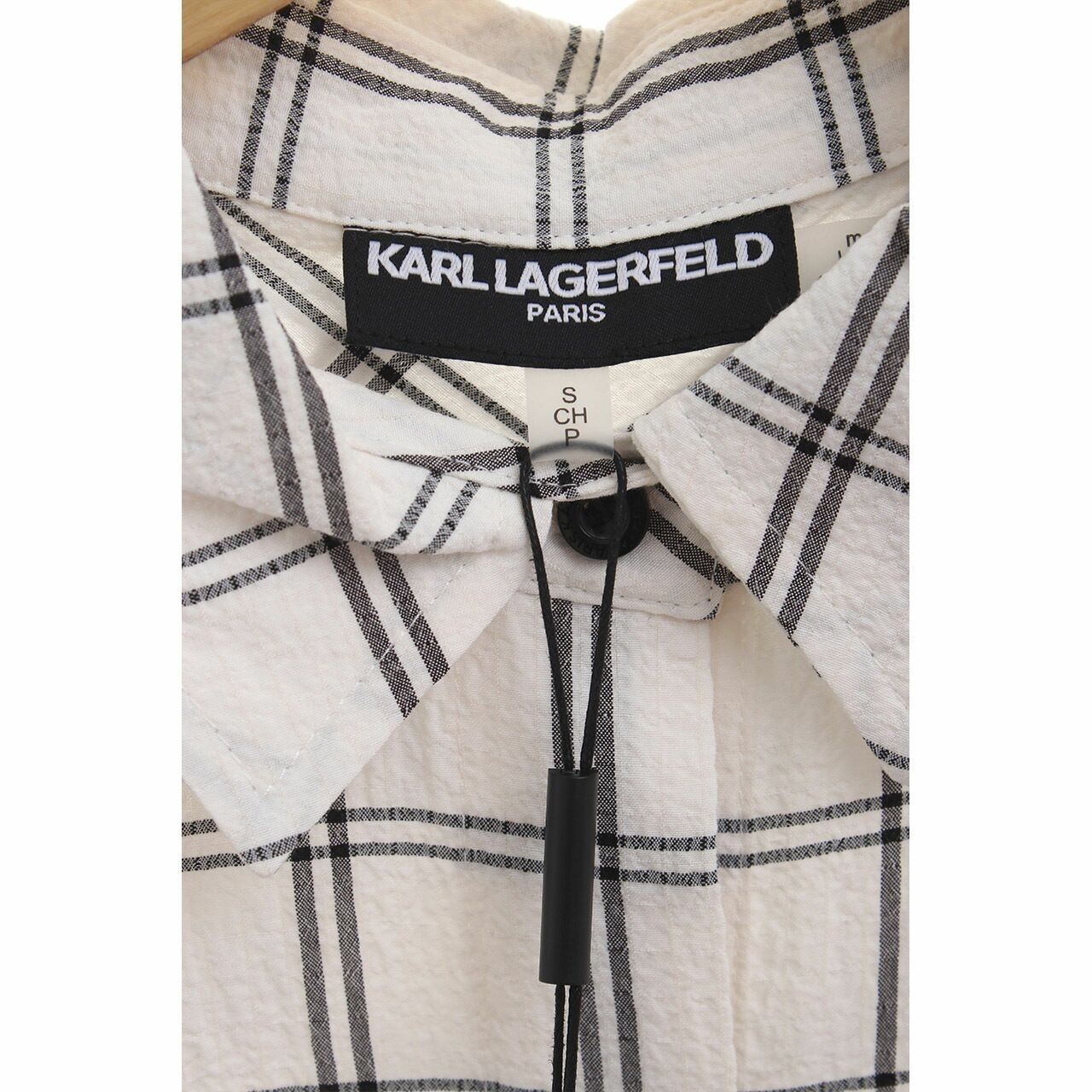 Karl Lagerfeld Checkered White/Black Shirt