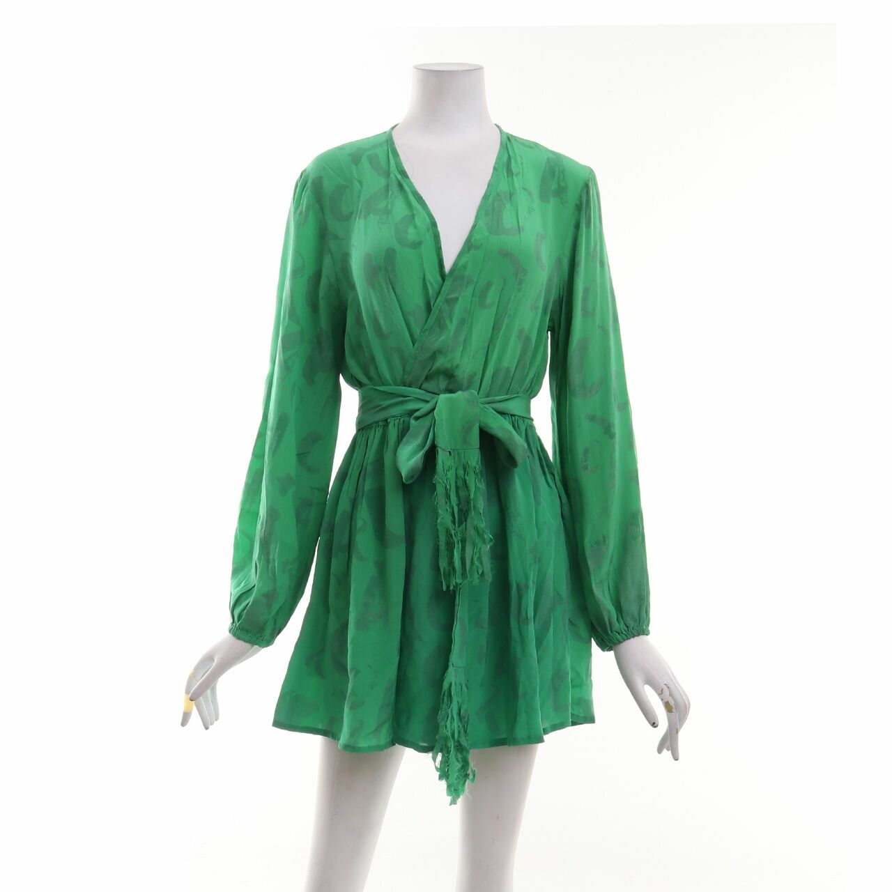 Moorooah Green Mini Dress