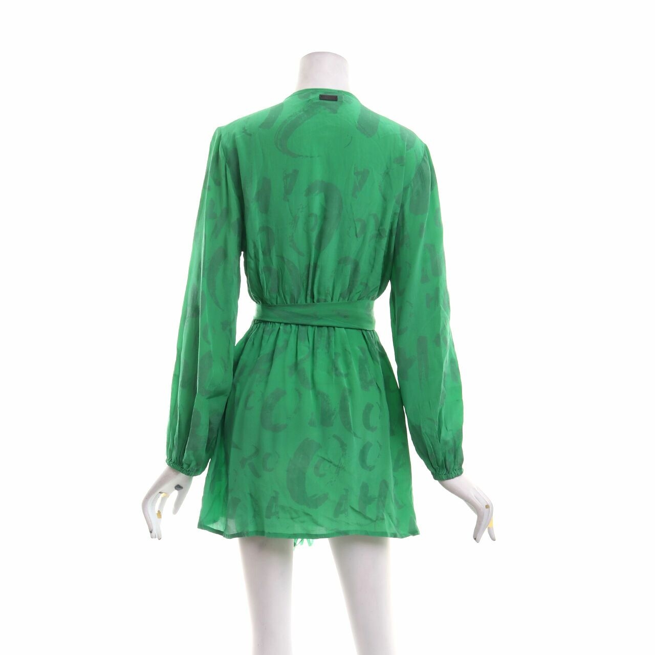 Moorooah Green Mini Dress