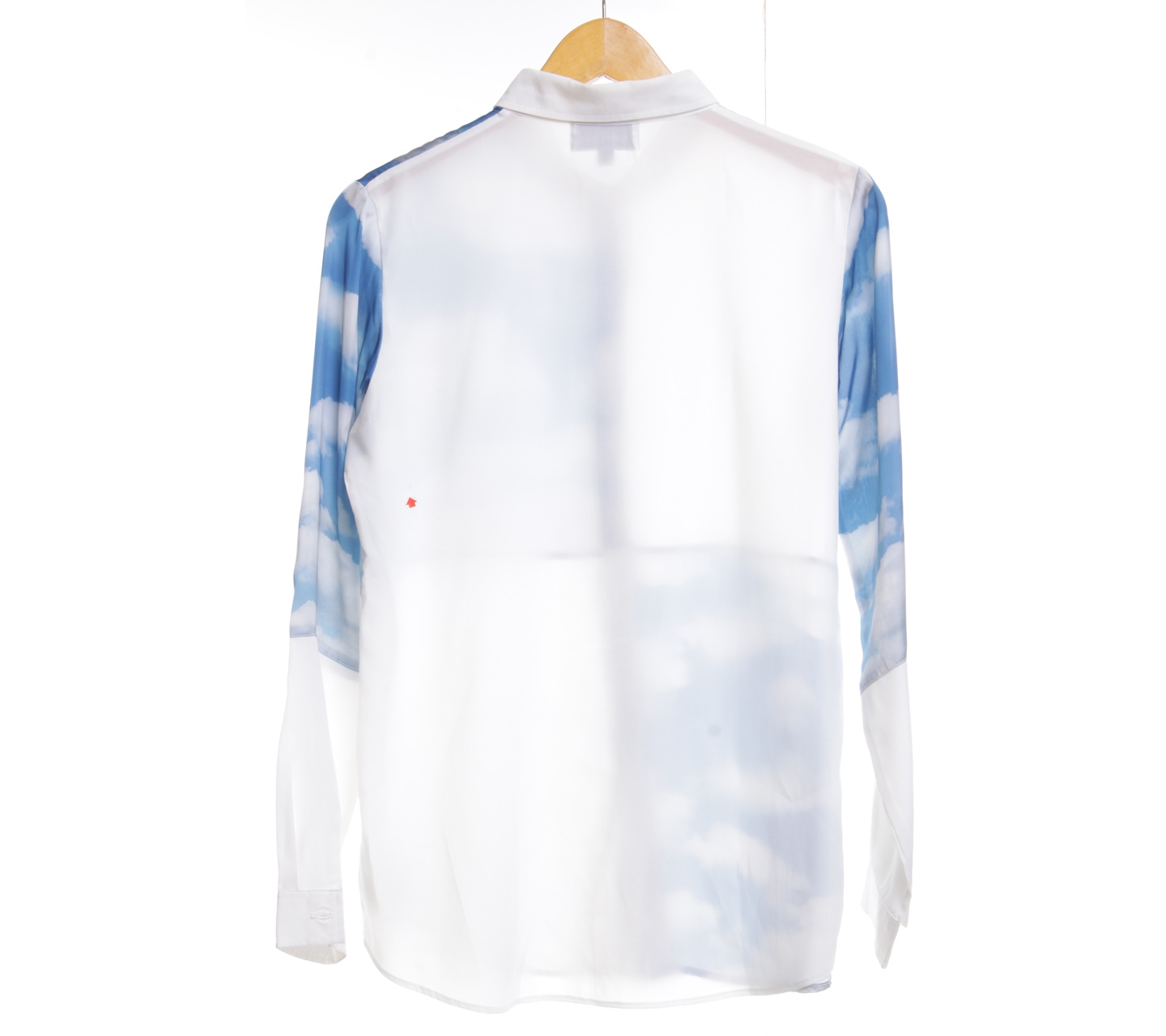 Alexaalexa White & Blue Sky Print Shirt