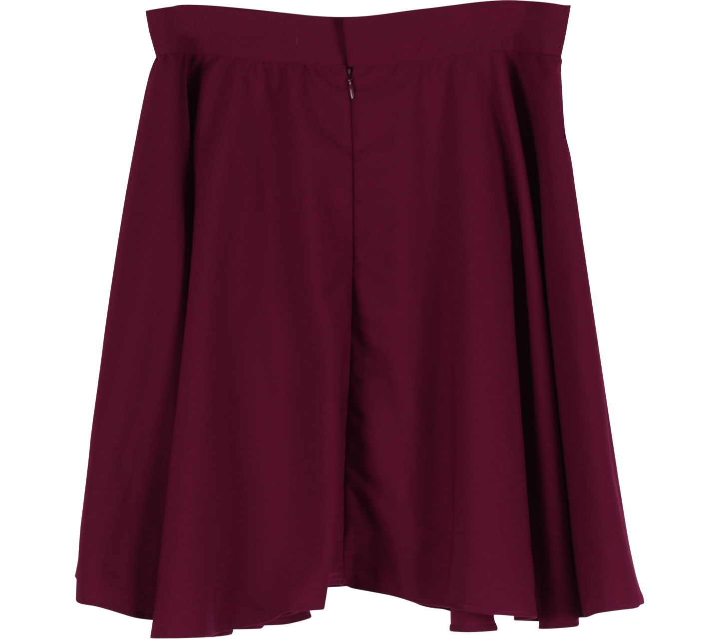 Shop At Velvet Red Flare Mini Skirt