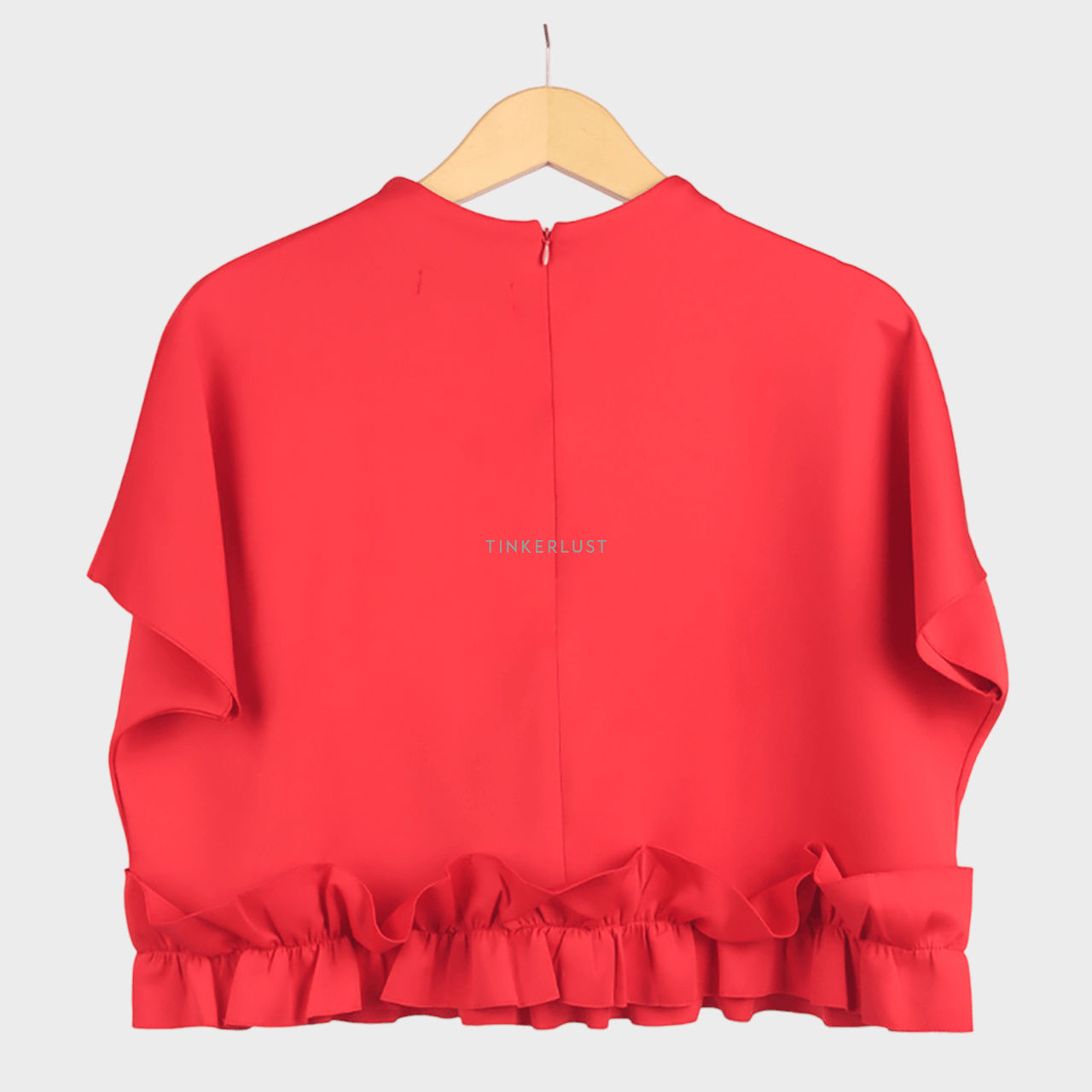 Cotton Ink Red Blouse