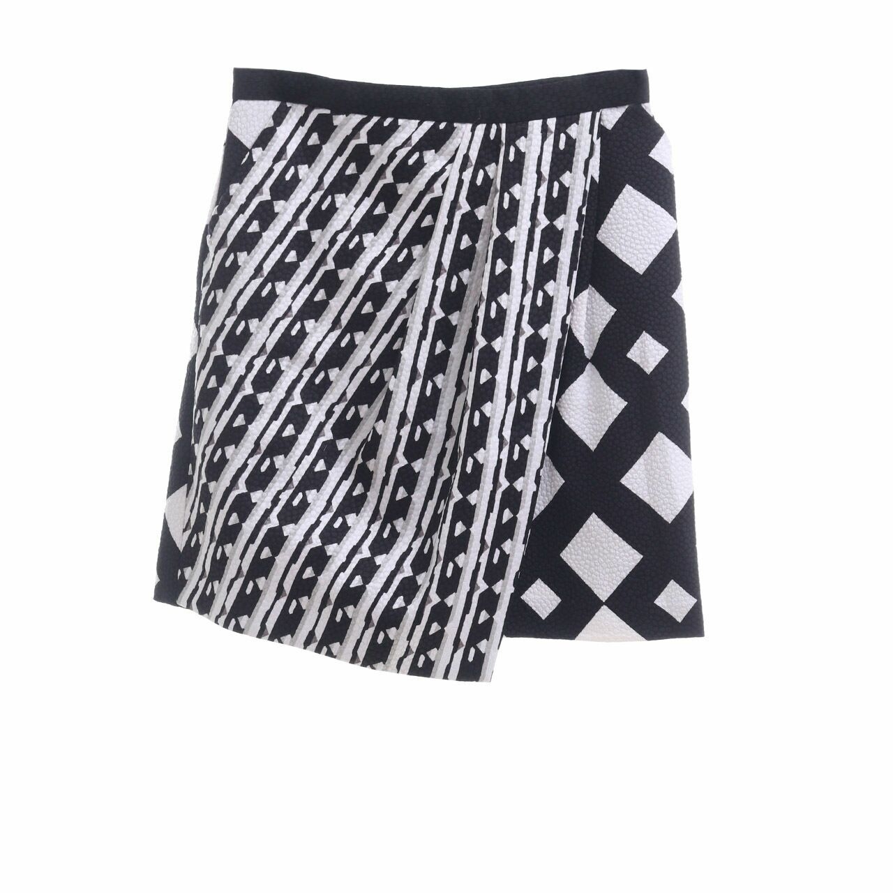 Peter Pilotto Black & White Mini Skirt