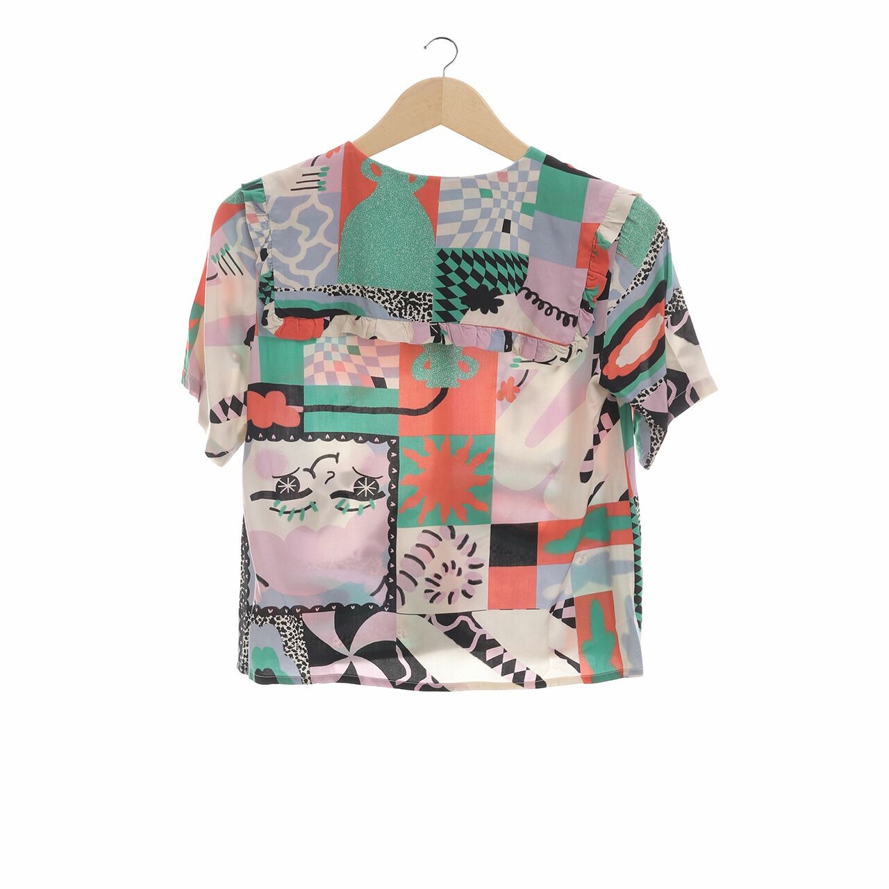 Ensemble Multi Pattern Shirt