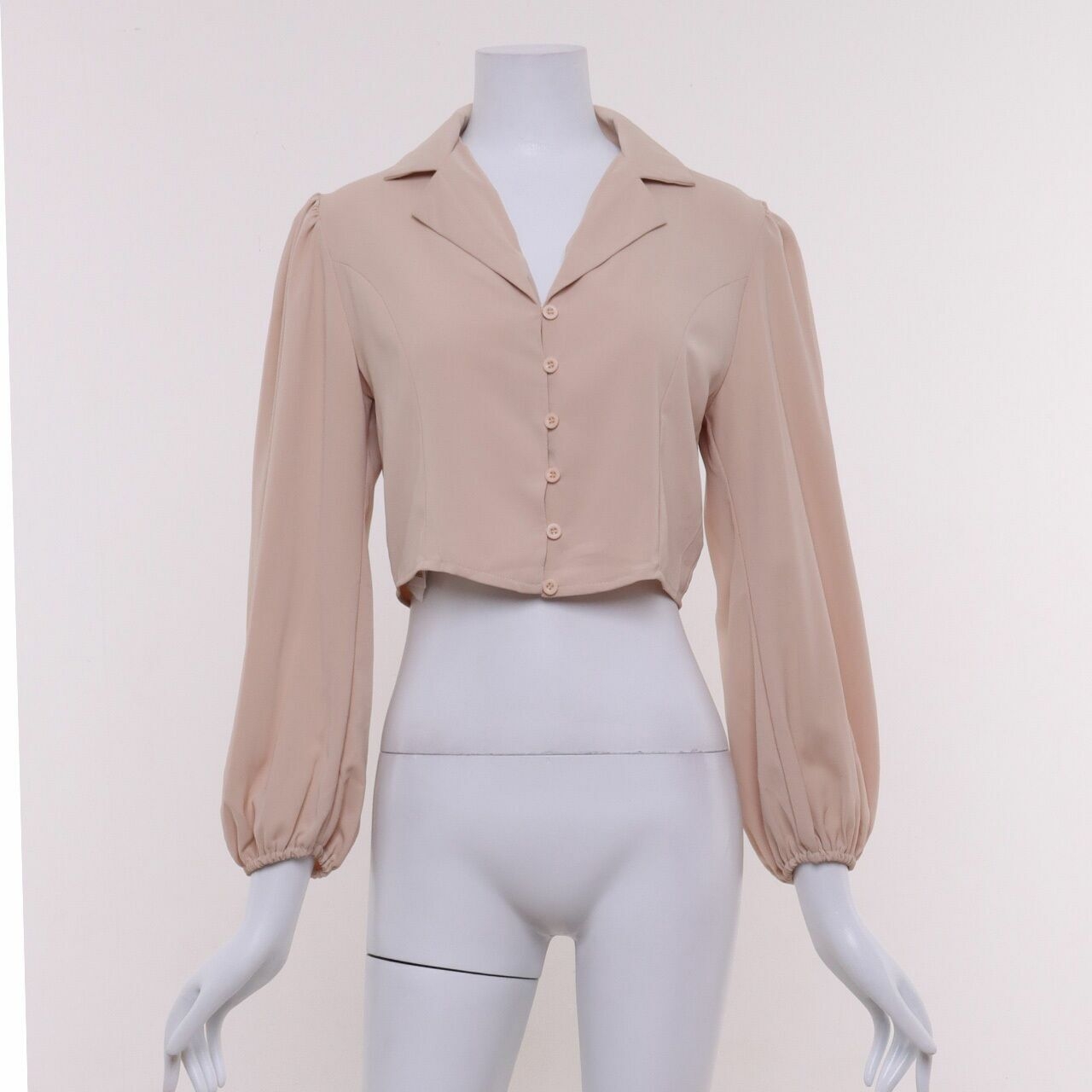 Private Collection Beige Crop Shirt