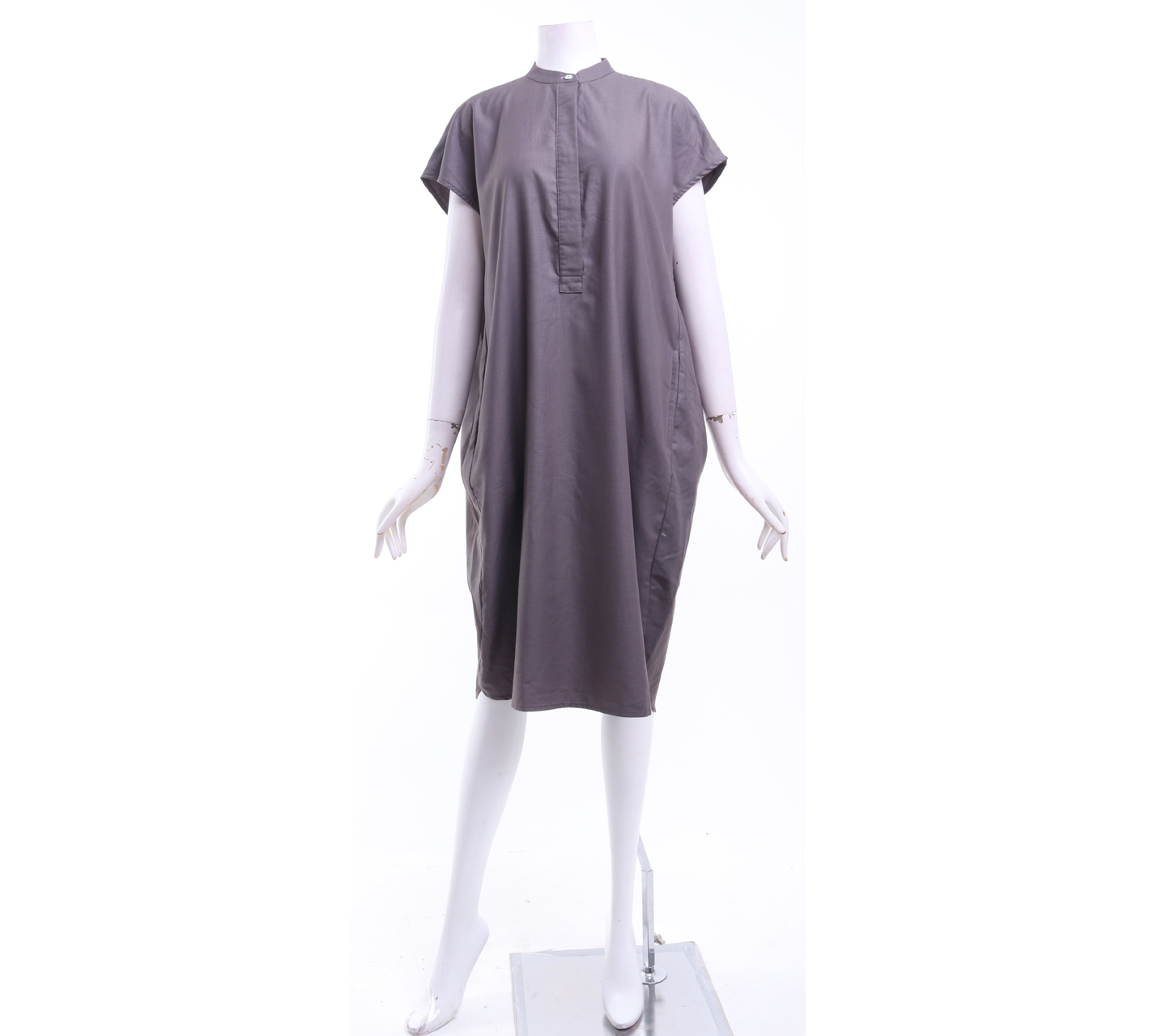 Damen Ease Grey Midi Dress