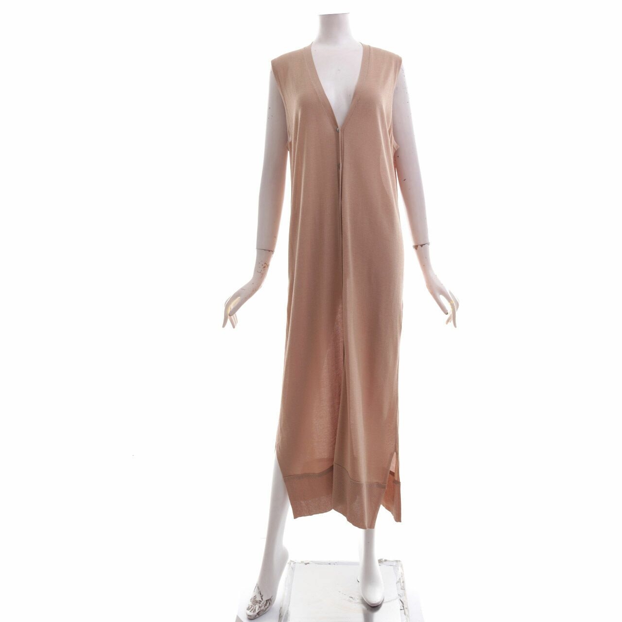 Zara Light Brown Long Dress