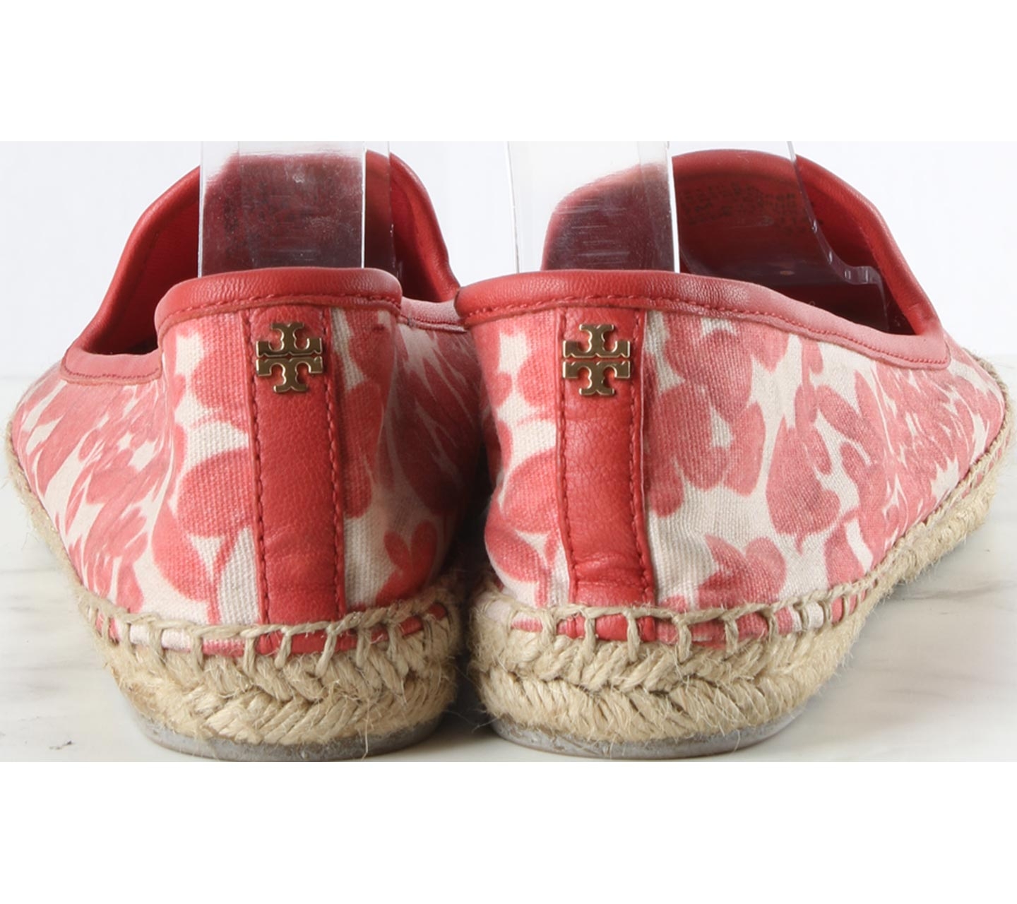 Tory Burch Red Floral Flats