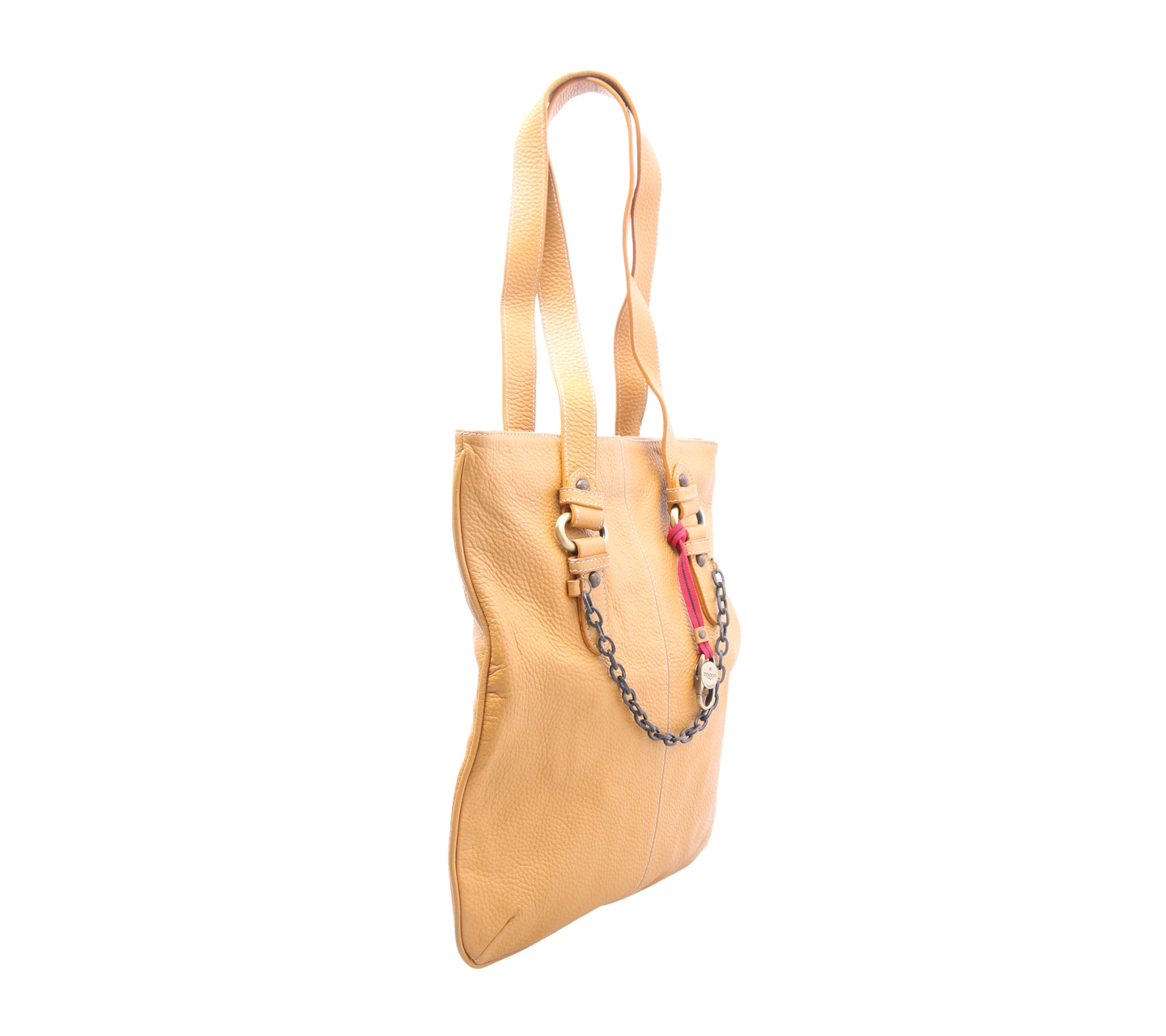 Tocco Mustard Leather Tote Bag