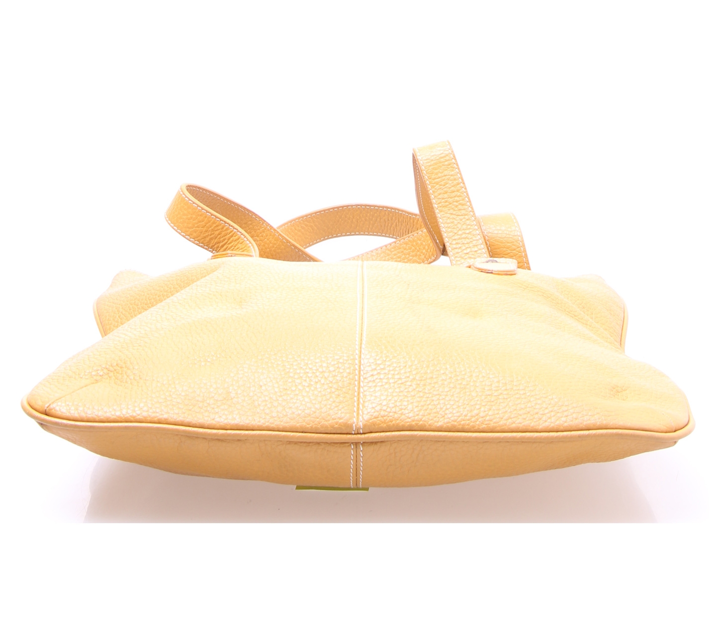 Tocco Mustard Leather Tote Bag