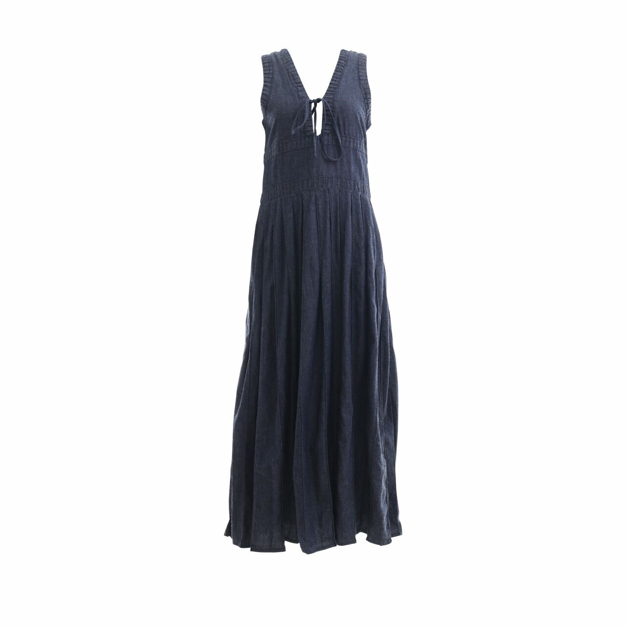 Sage of Something Dark Blue Long Dress