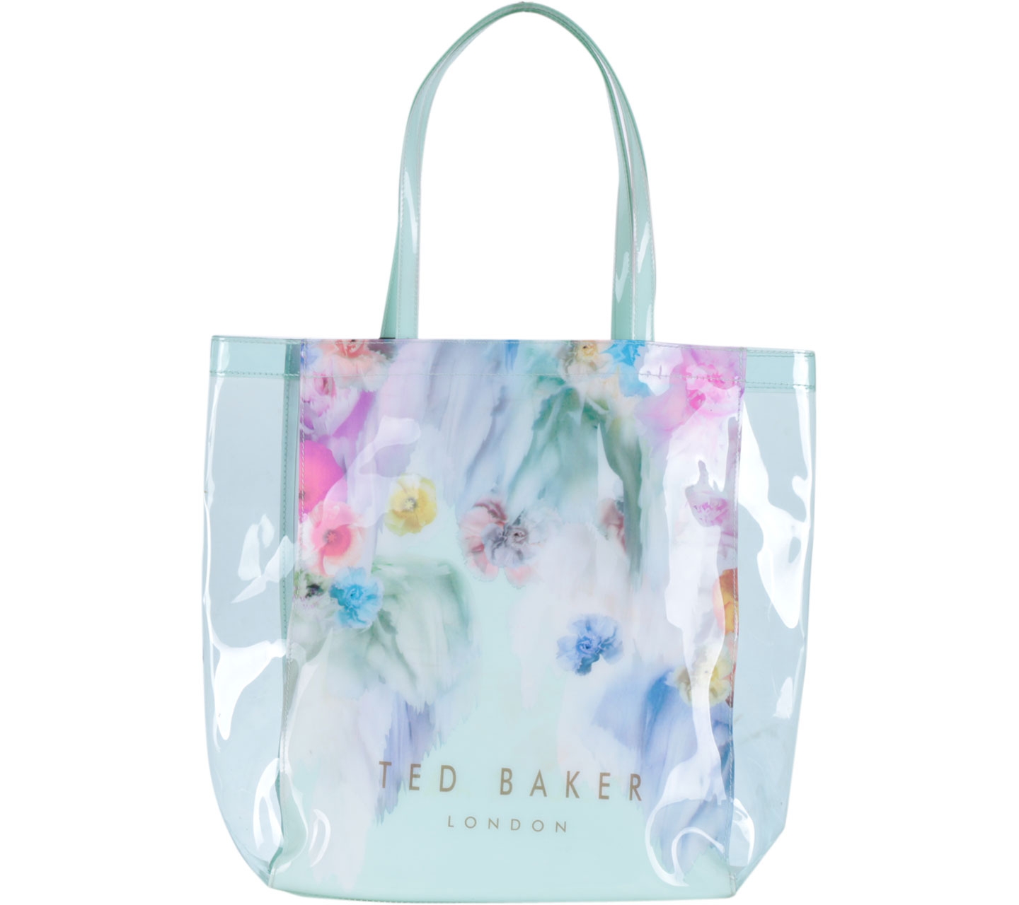 Ted Baker Green Tosca Floral Jelly Tote Bag