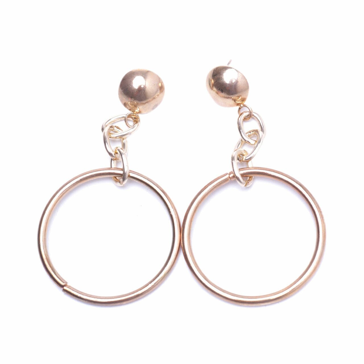 Private Collection Gold Round Earrings