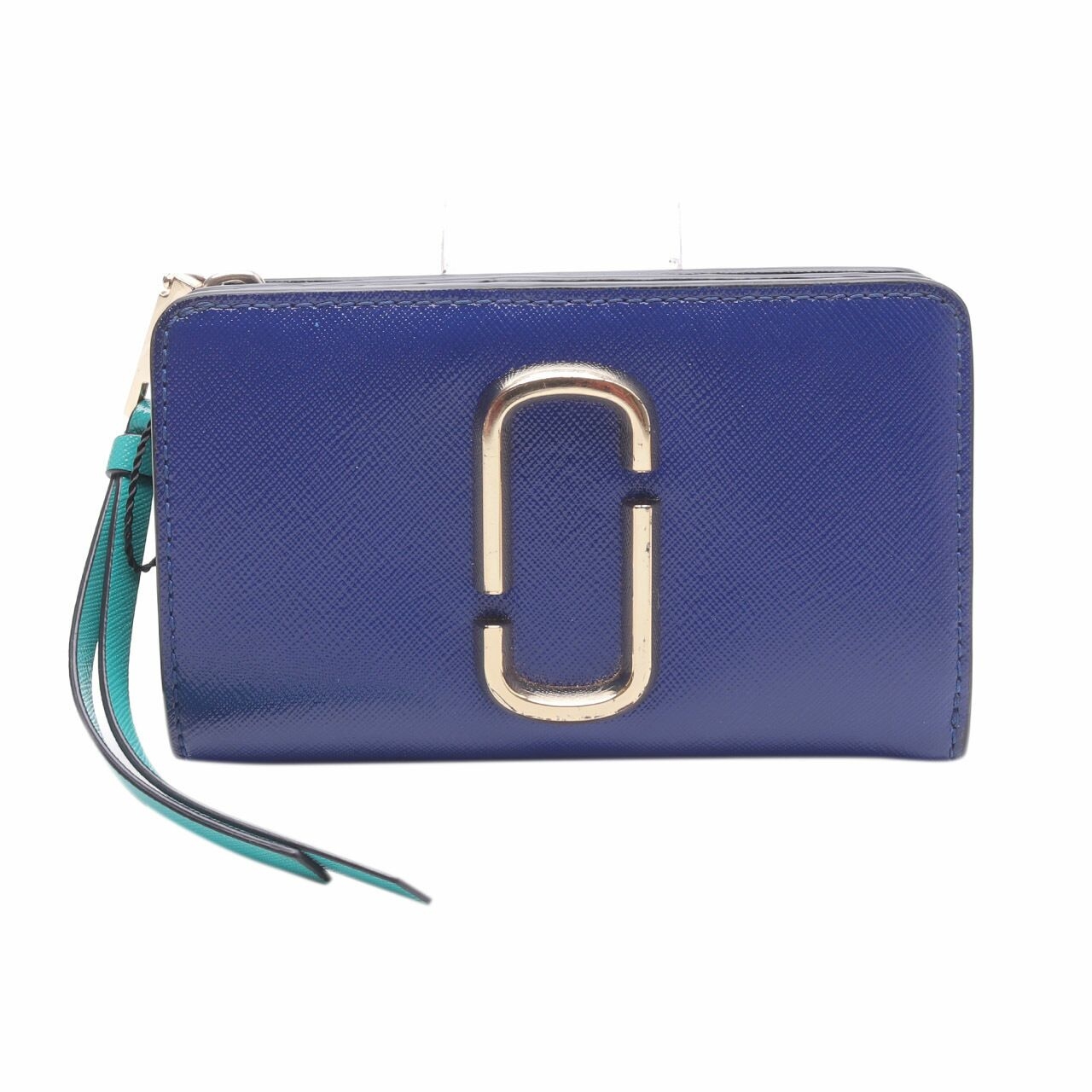 Marc Jacobs The Snapshot Academy Blue Multi Compact Wallet 