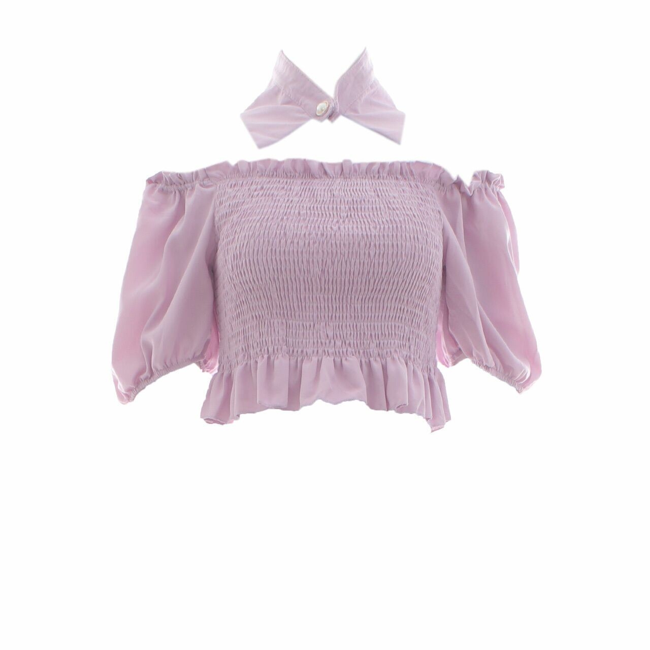 Private Collection Lilac Crop Blouse
