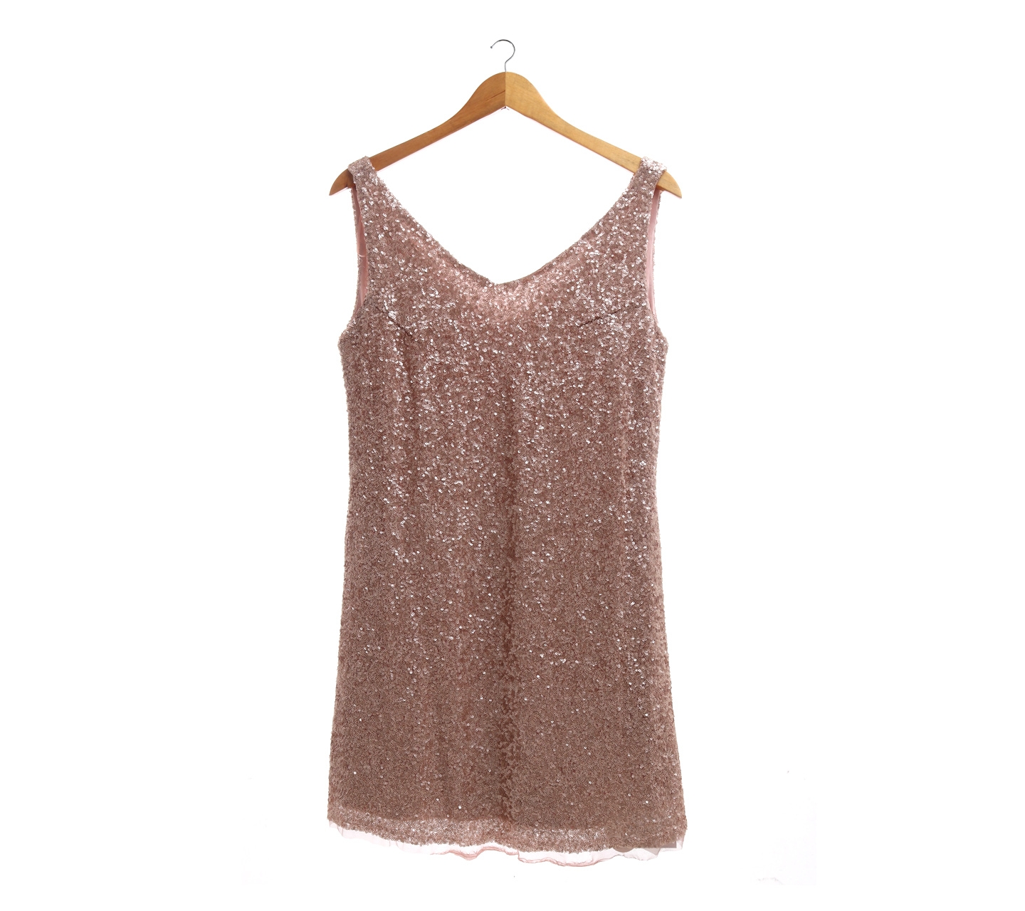 Coco Kelen Dusty Pink Sequins Mini Dress