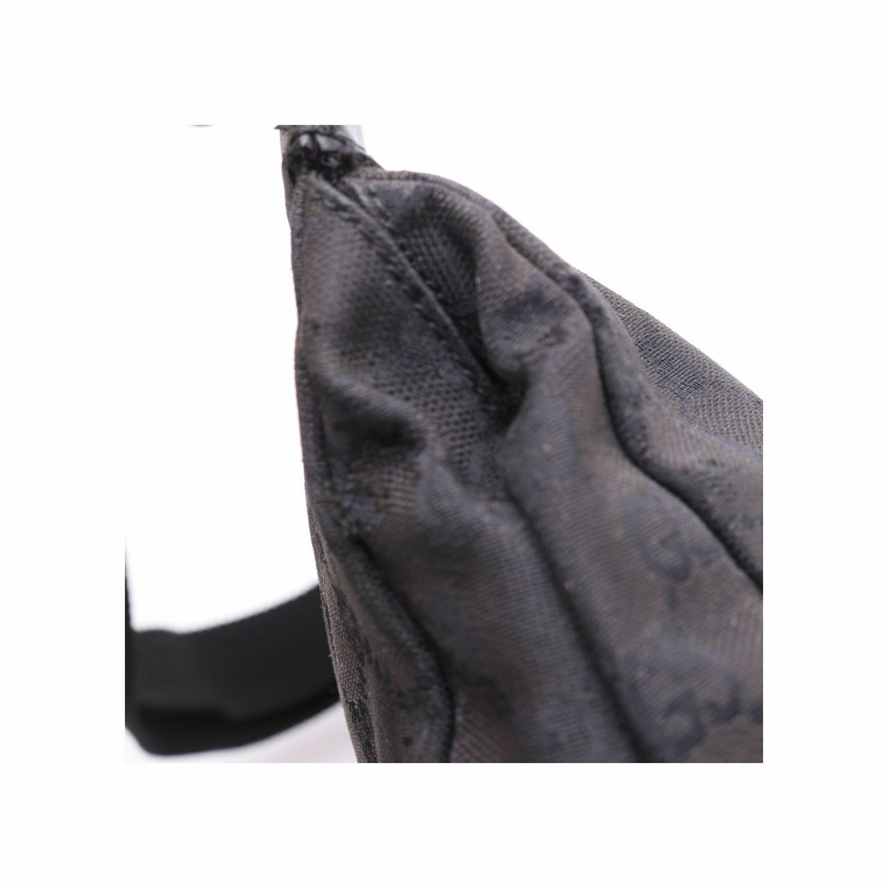 Gucci Monogram Black Shoulder Bag