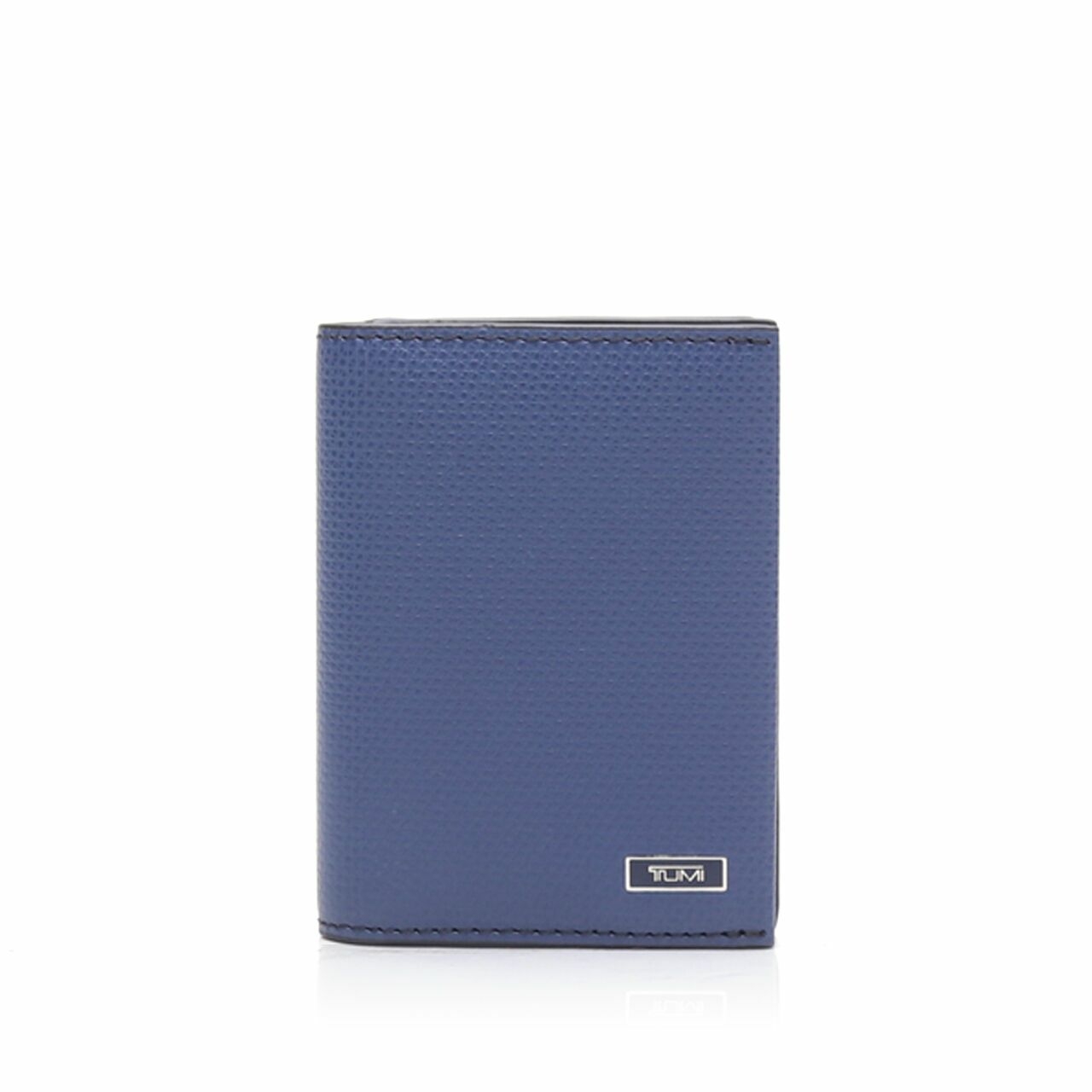 Tumi Gusseted Navy Card Case