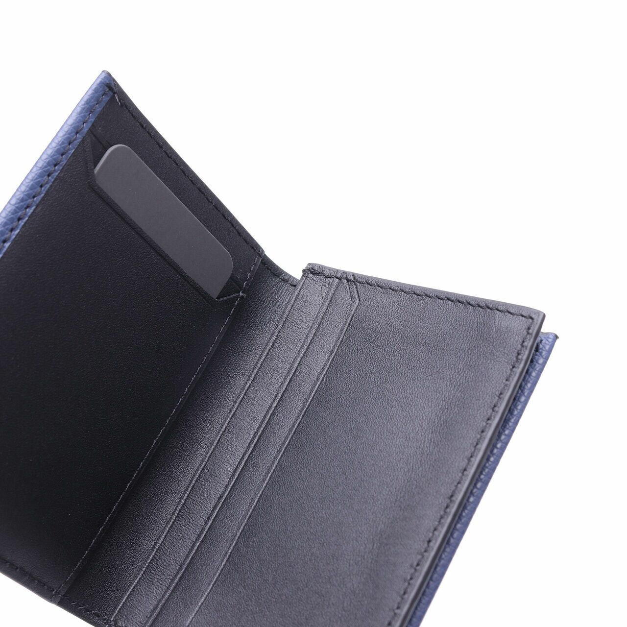 Tumi Gusseted Navy Card Case