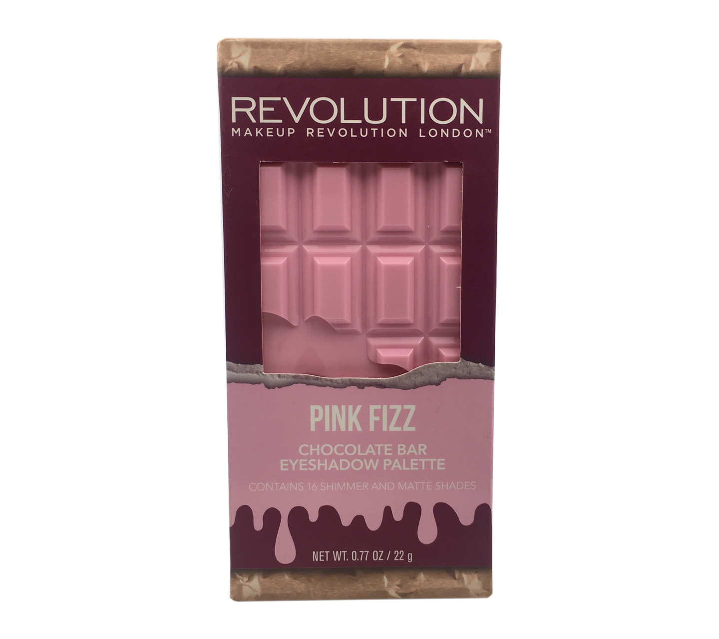 Revolution 16 Shimmer And Matte Shades Pink Fizz Chocolate Bar Ayeshadow Sets And Palette