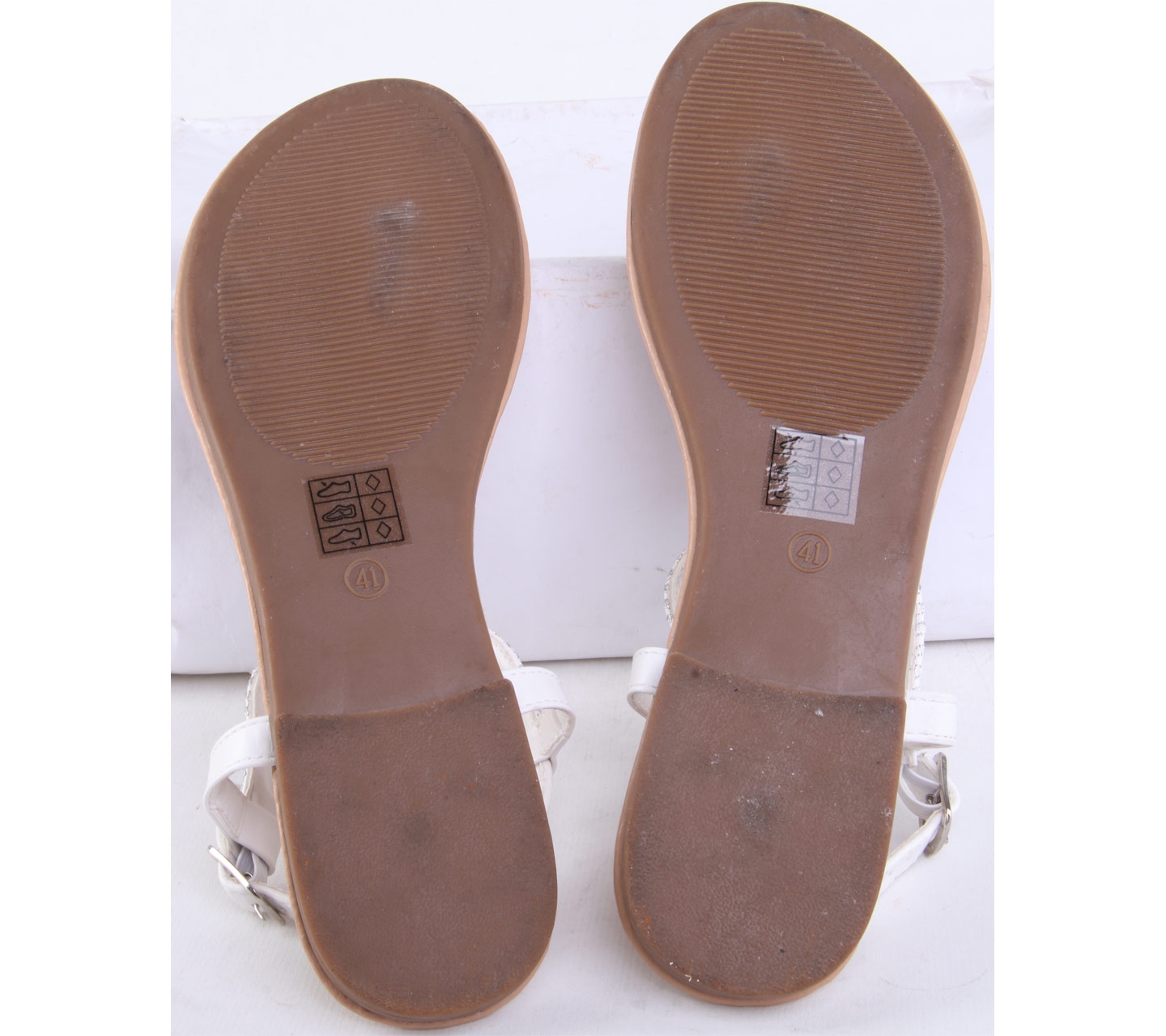 Sofree Brown & White Sandals
