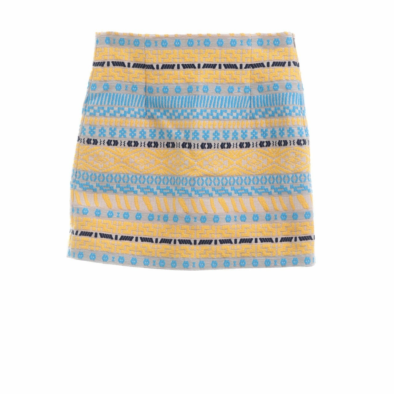 Zara Multicolor Tweed Mini Skirt