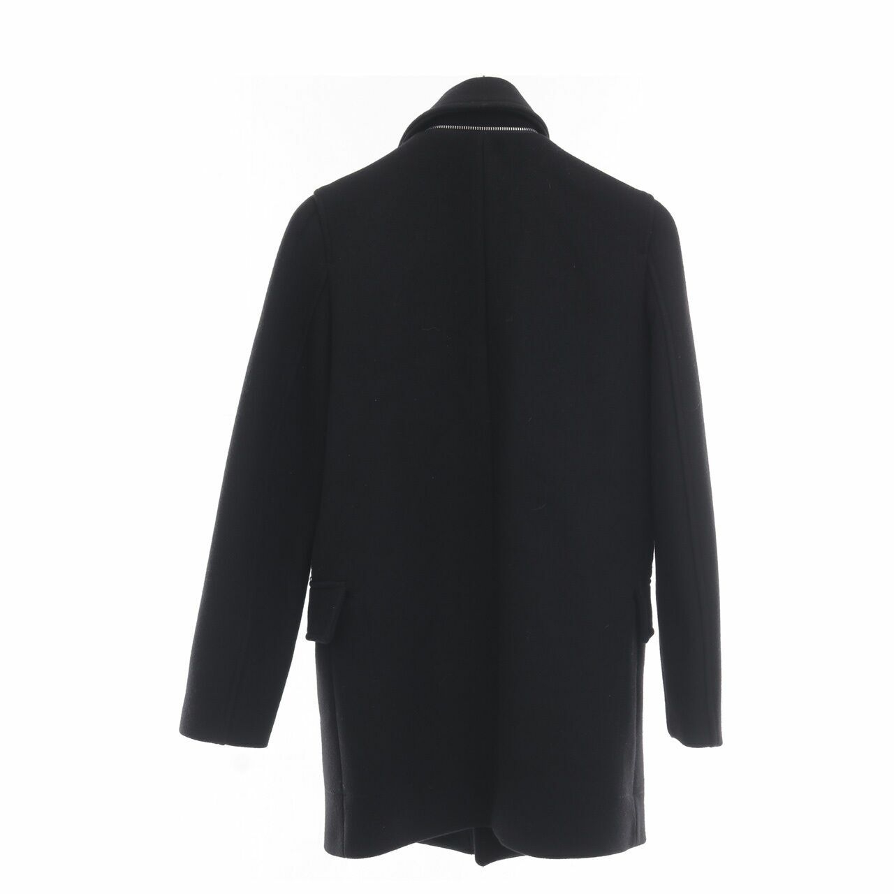 Zara Black Zipper Coat