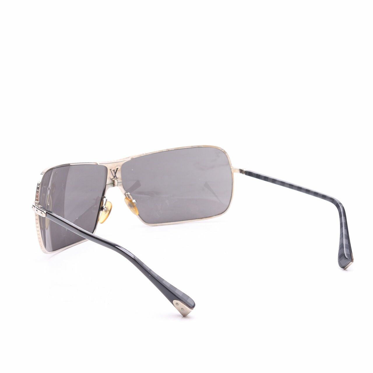 Louis Vuitton Silvertone Metal Frame Sunglasses