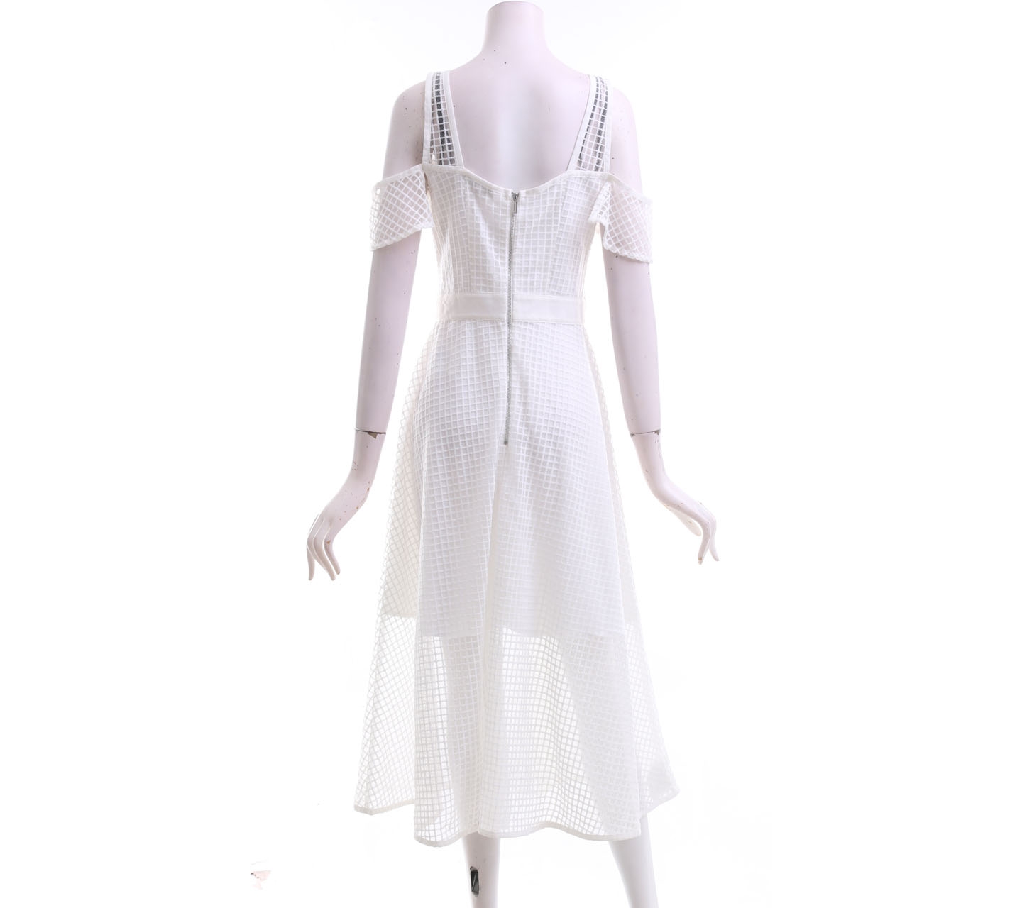 Morgan White Midi Dress