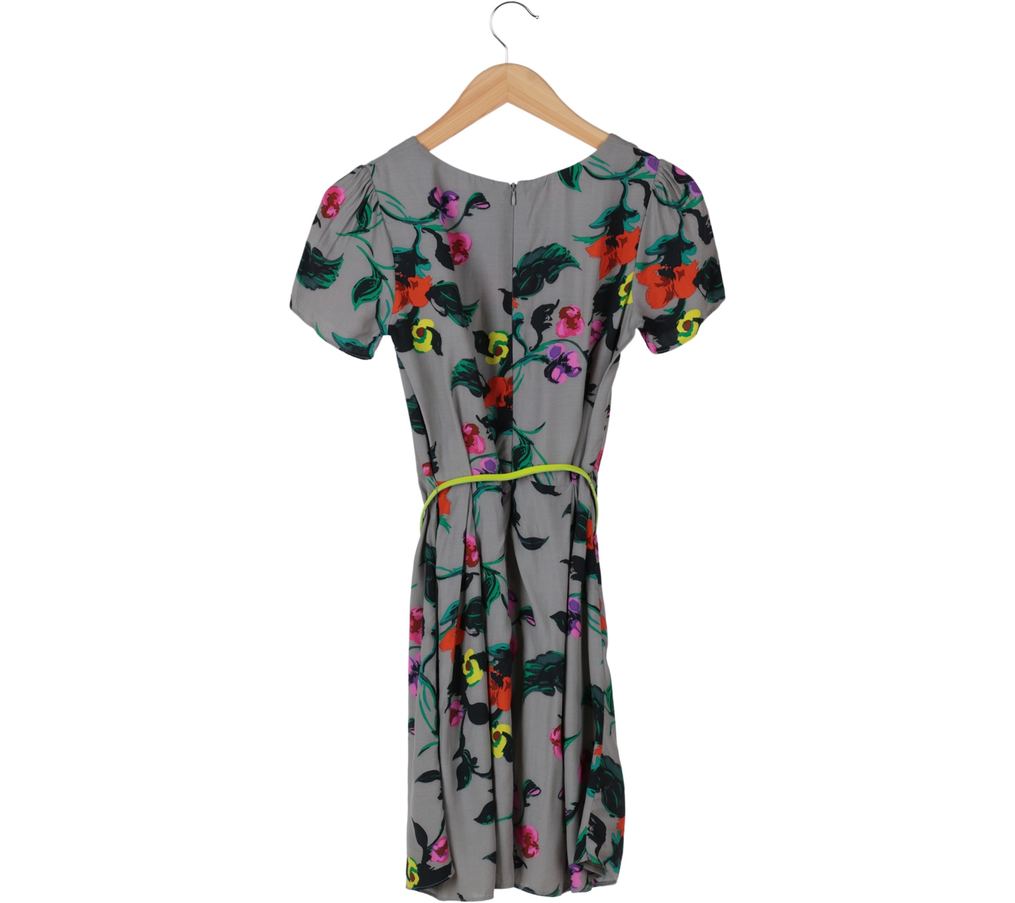 Miss Selfridge Grey Floral Mini Dress