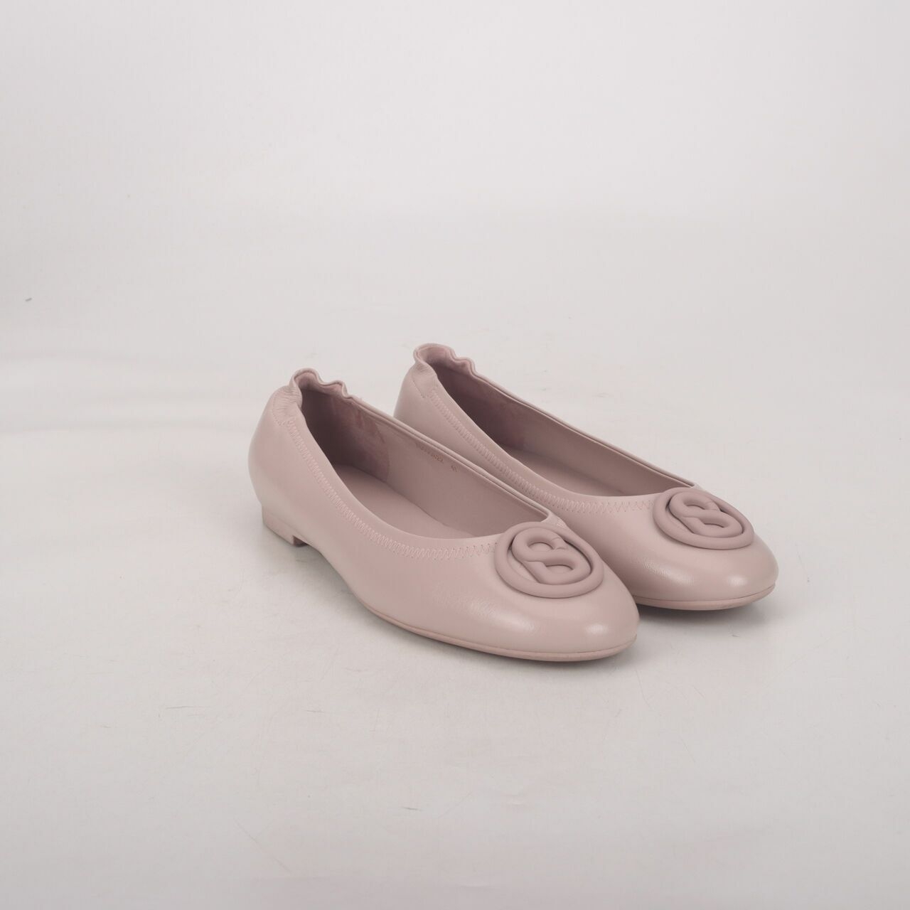 Button Scarves Dusty Pink Flats
