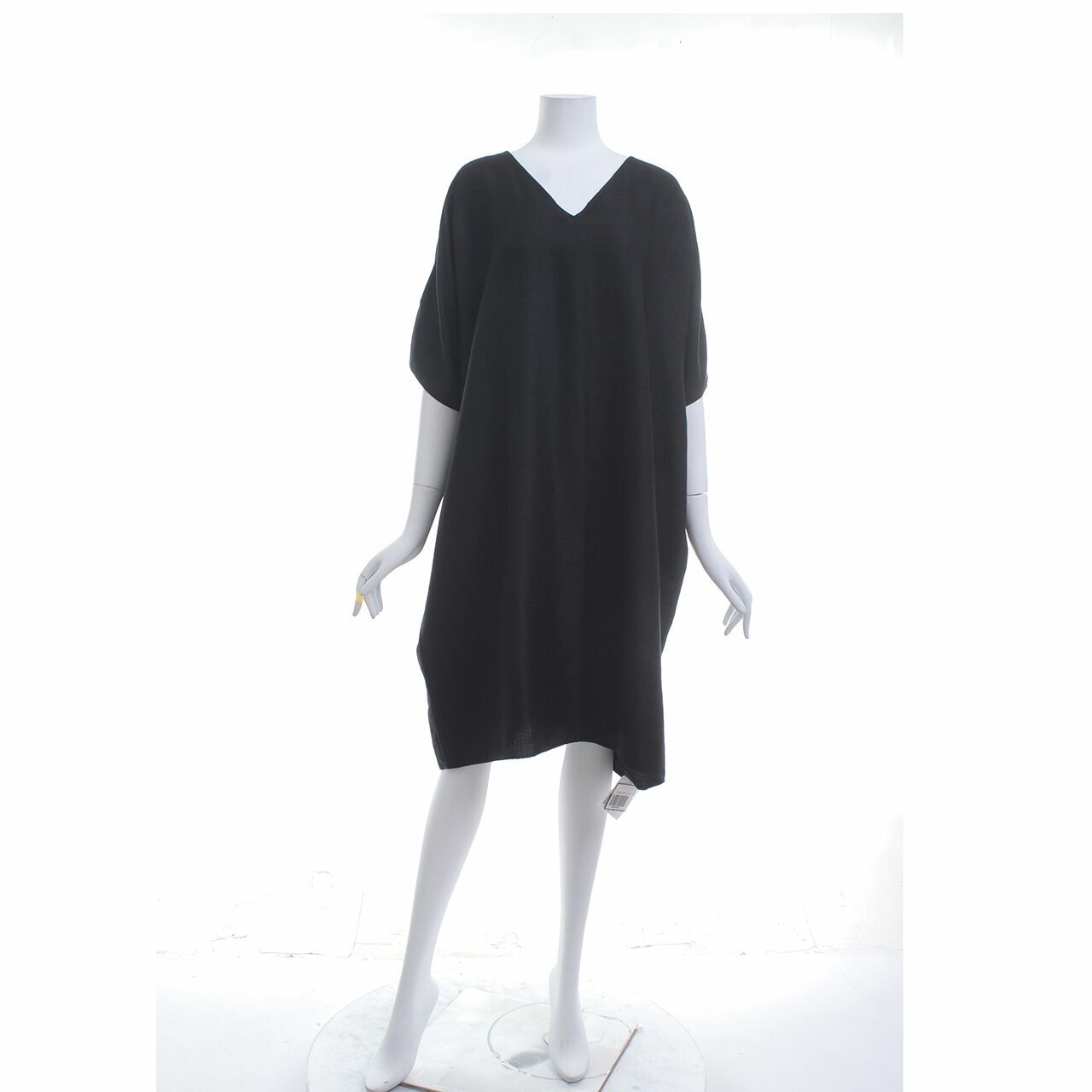 clemence Black Midi Dress