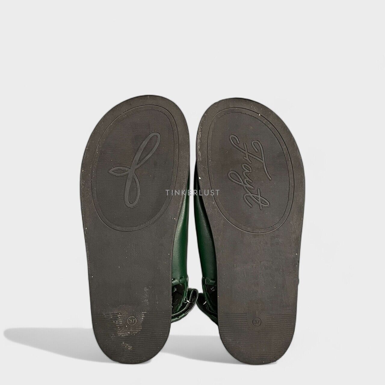 Fayt Dark Green Sandals