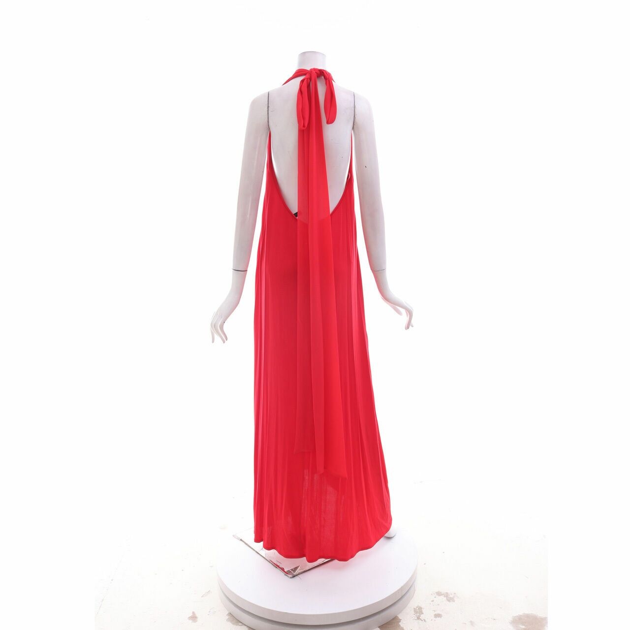 Bcbg Max Azria Red Berry Long Dress