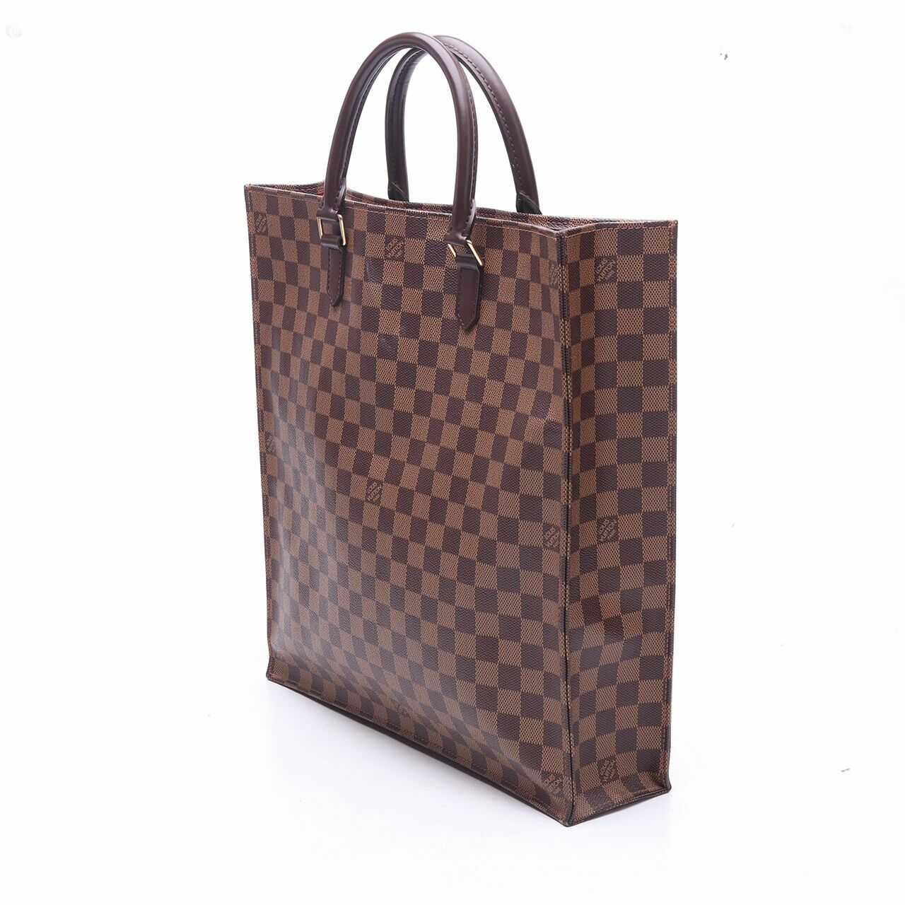Louis Vuitton Sac Plat Ebene Damier Canvas Tote Bag