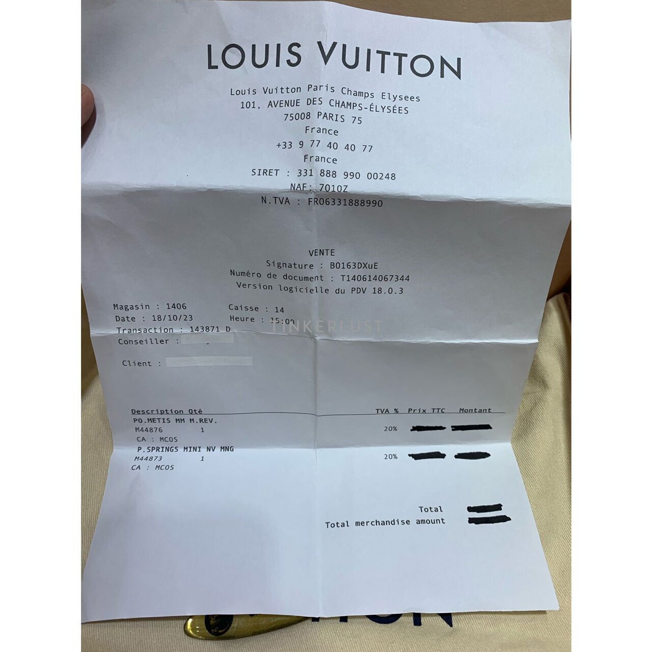 Louis Vuitton Metis Reverse Monogram GHW Chip 2023 Satchel